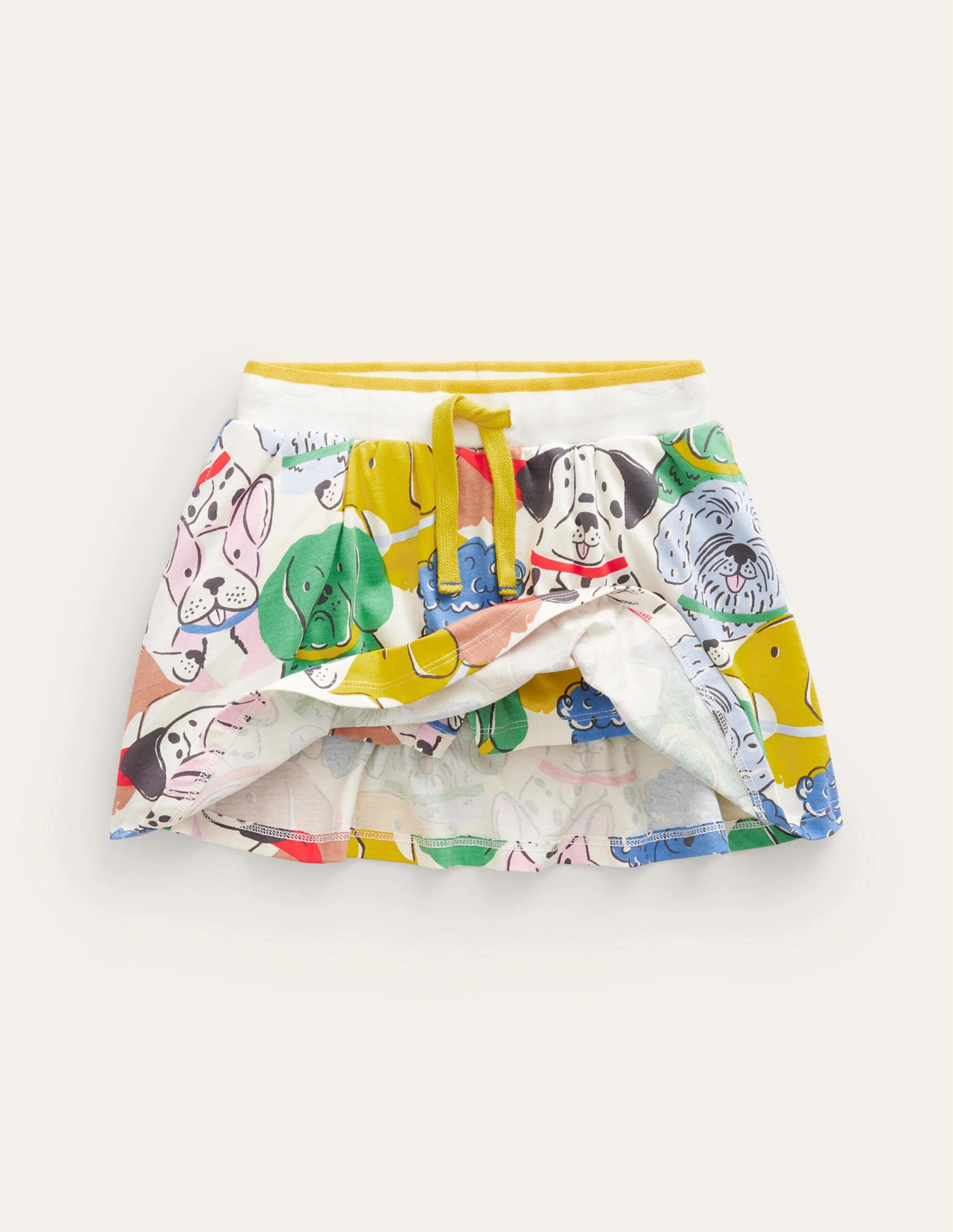 Printed Jersey Skort-Multi Desert Animals - Image 4