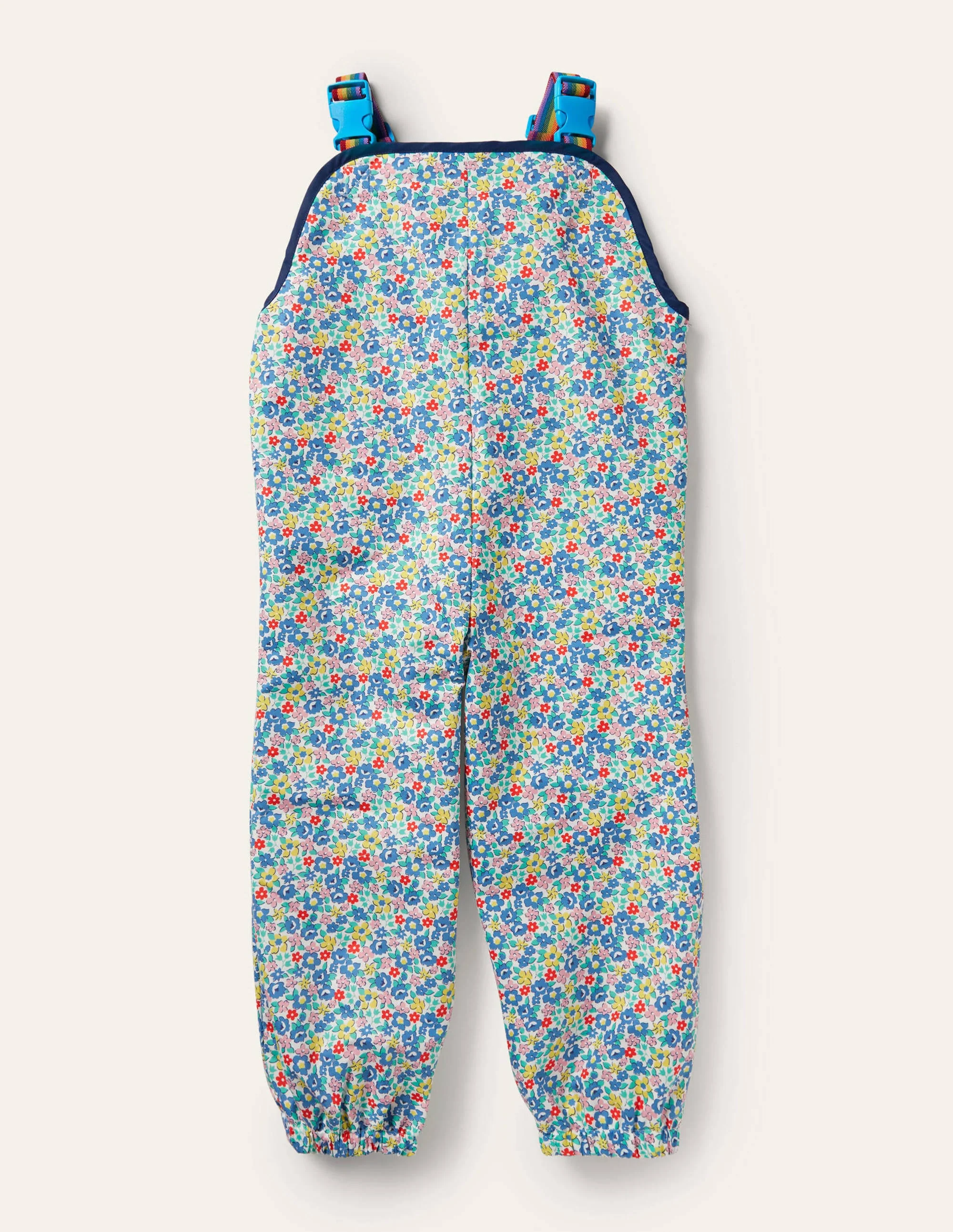 Puddle Suit Overalls-Multi Spring Floral