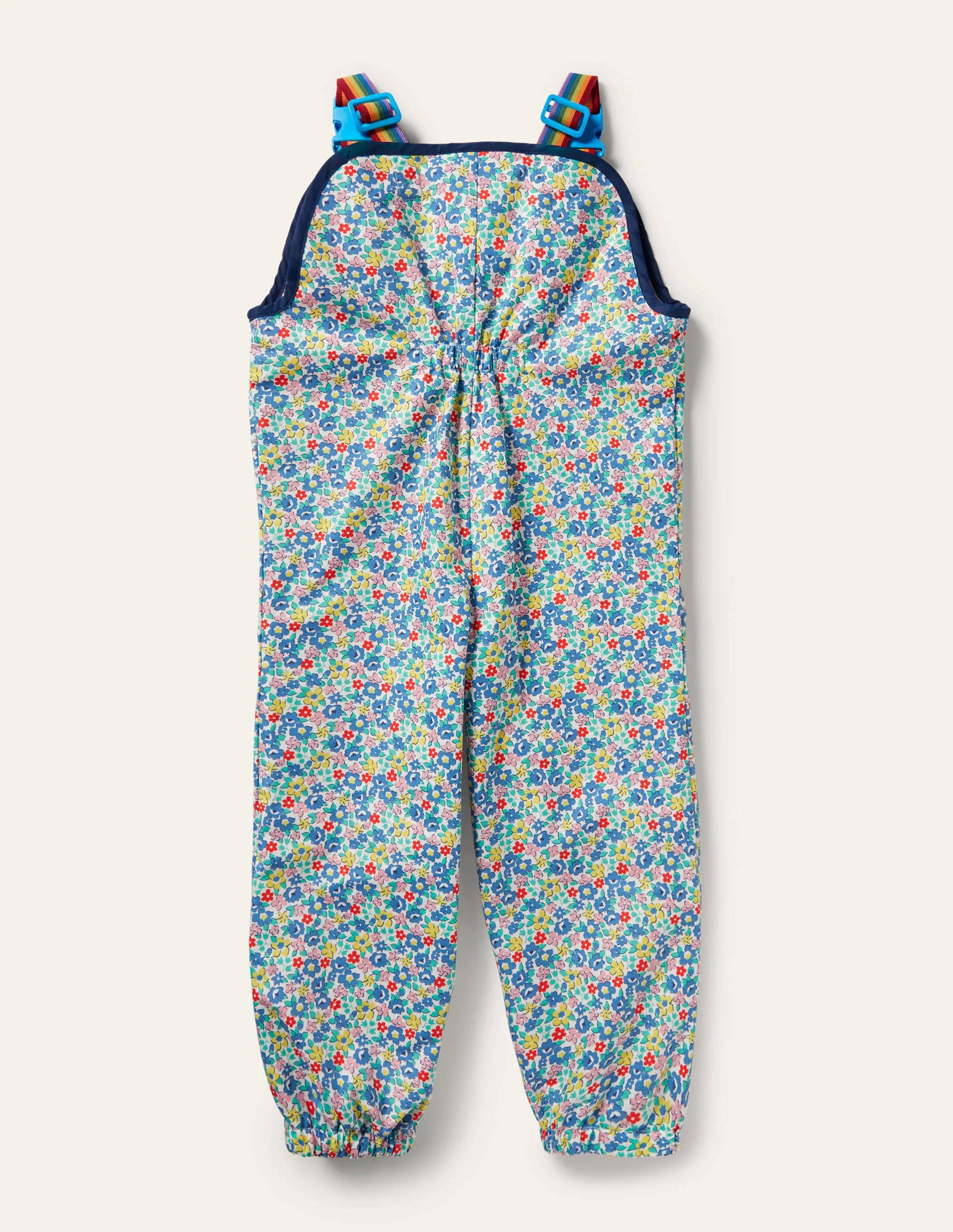 Puddle Suit Overalls-Multi Spring Floral - Image 2