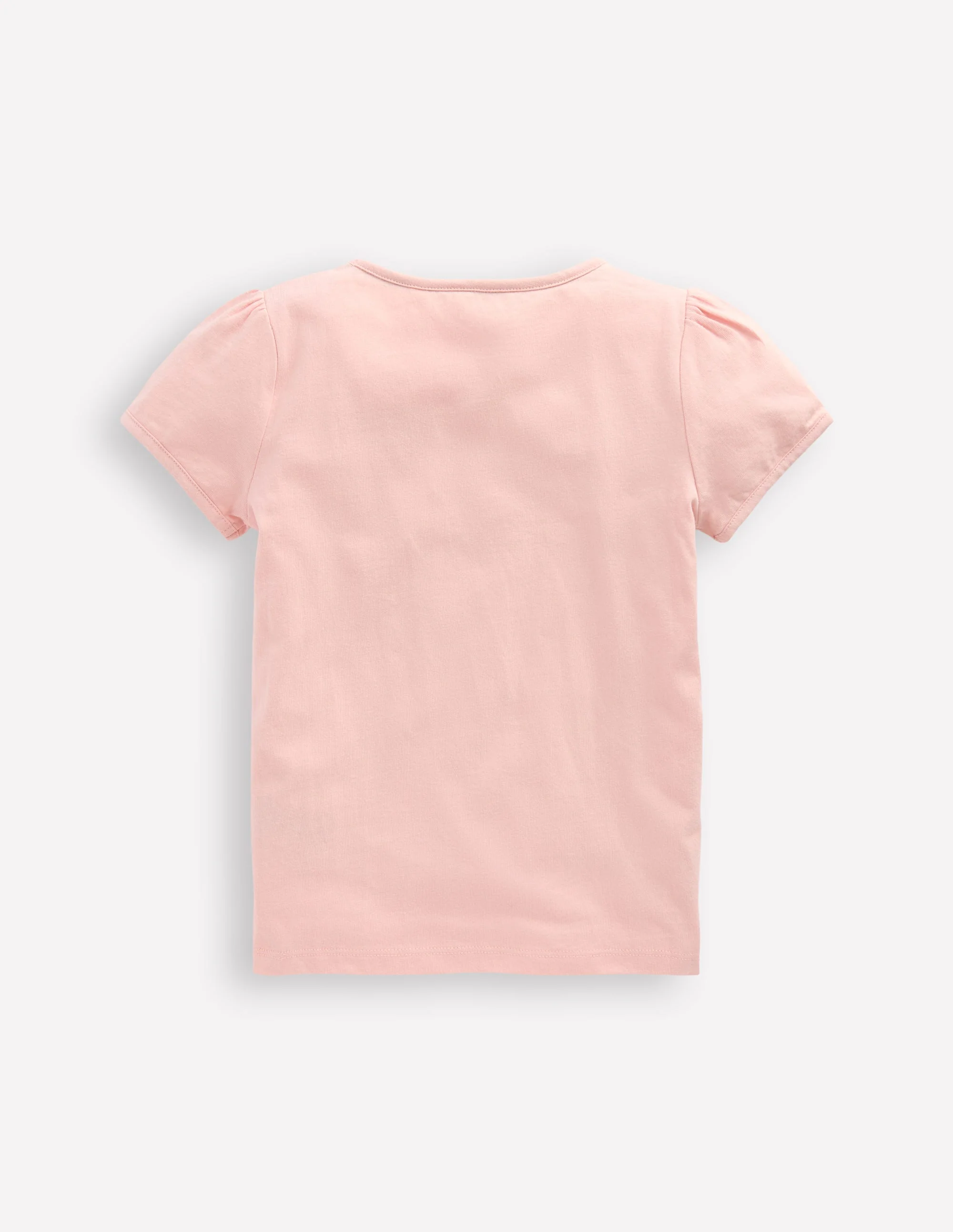 Puff Sleeve Superstitch Top-Chalk Pink Ice Creams - Image 2