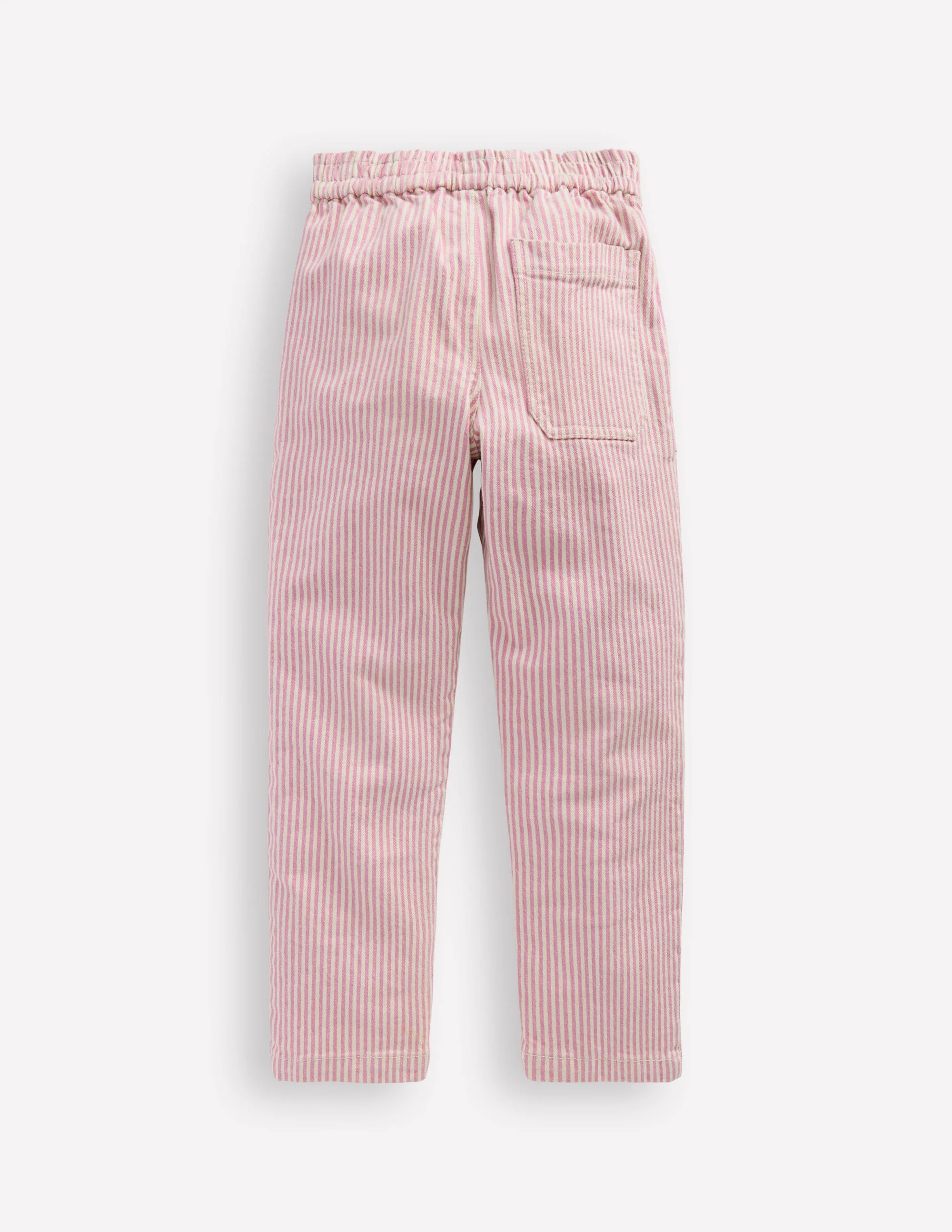 Pull-On Pants-Pink Ticking - Image 2