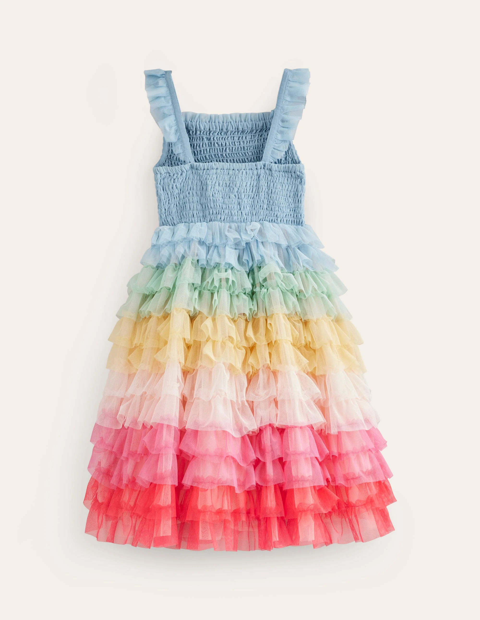 Rainbow Skirt Tulle Dress-Multi Rainbow - Image 2