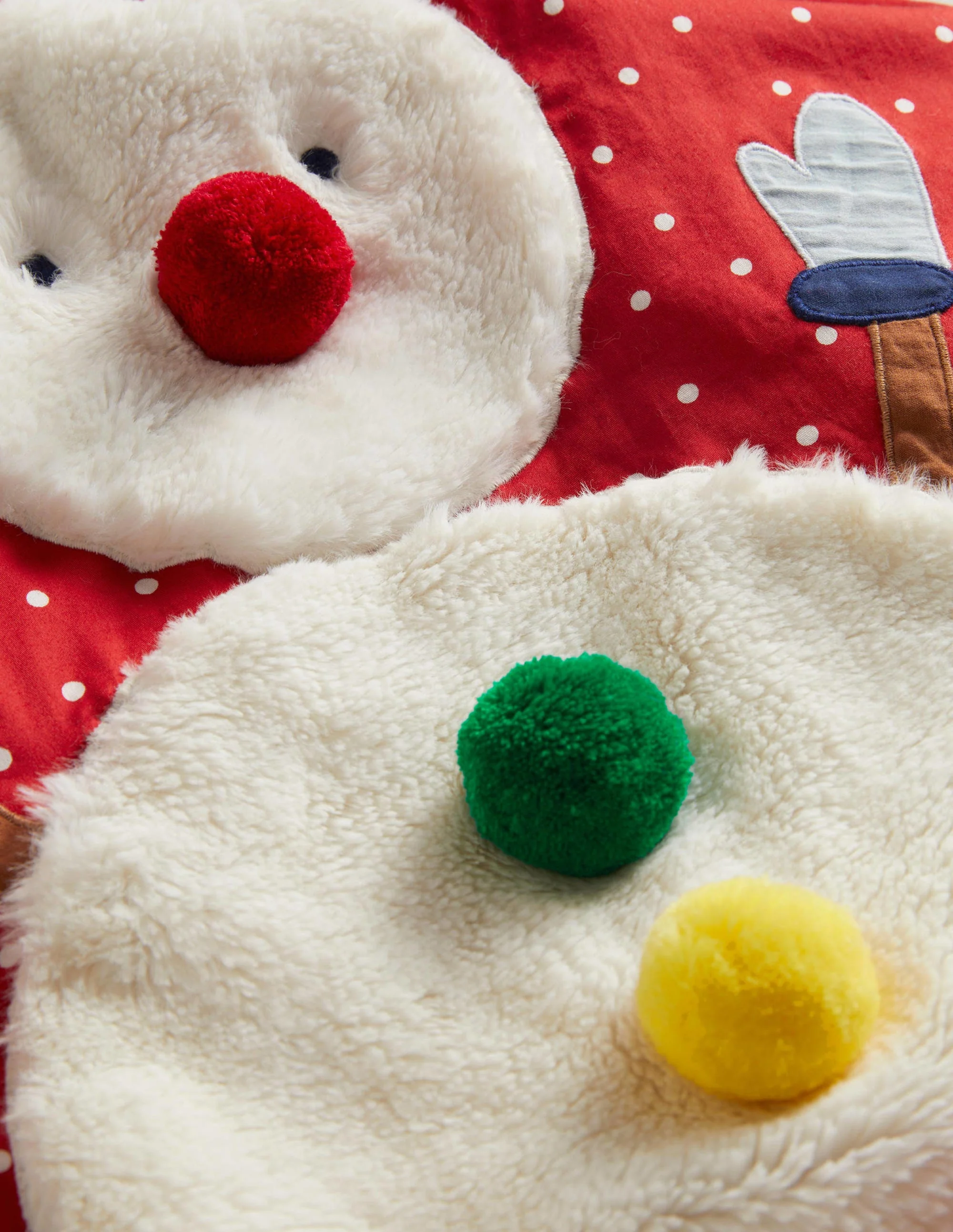Red Snowman Christmas Sack-Red Snowman - Image 3