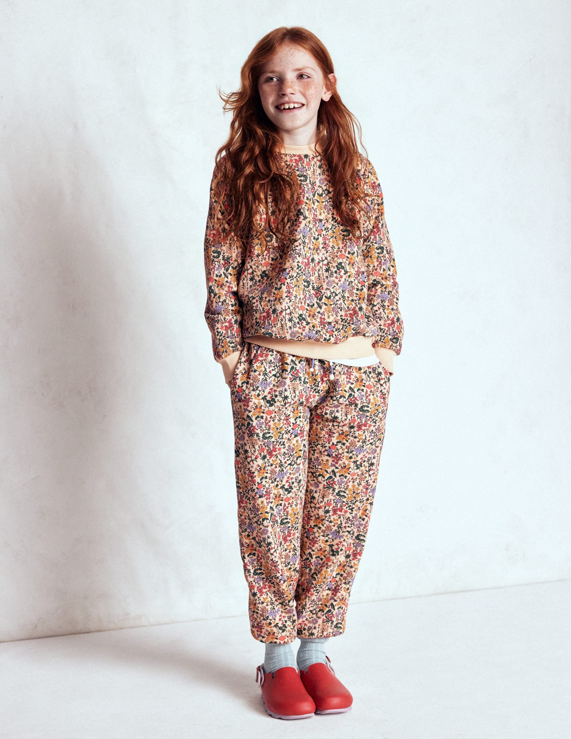 Relaxed Printed Sweatshirt-Ditsy Floral - Image 3