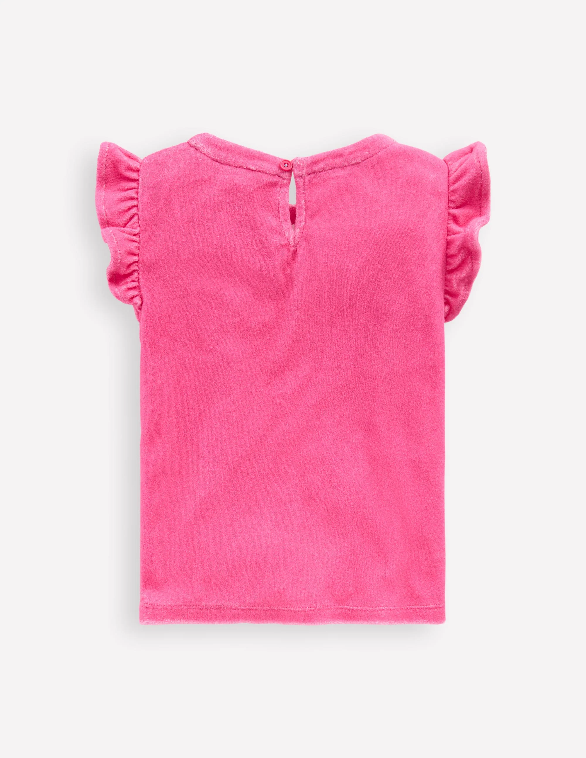 Relaxed Towelling Top-Sorbet Pink - Image 2