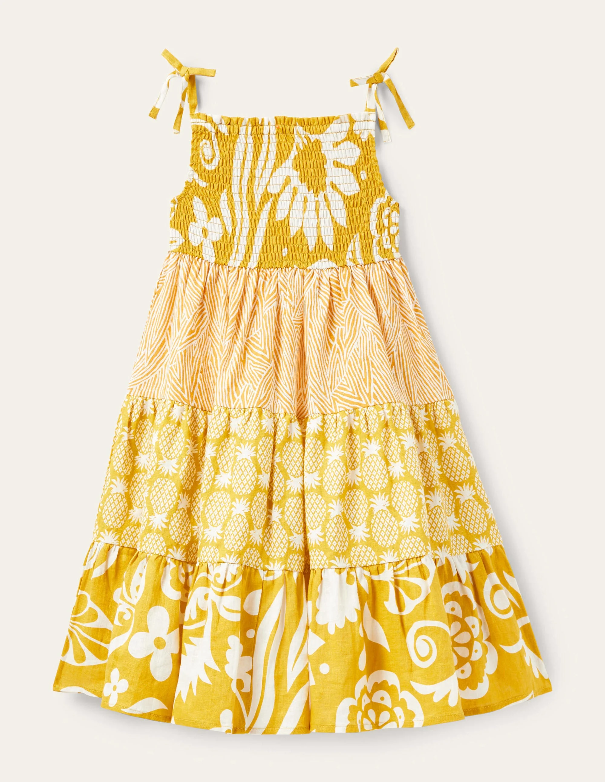Repurposed Dress-Yellow