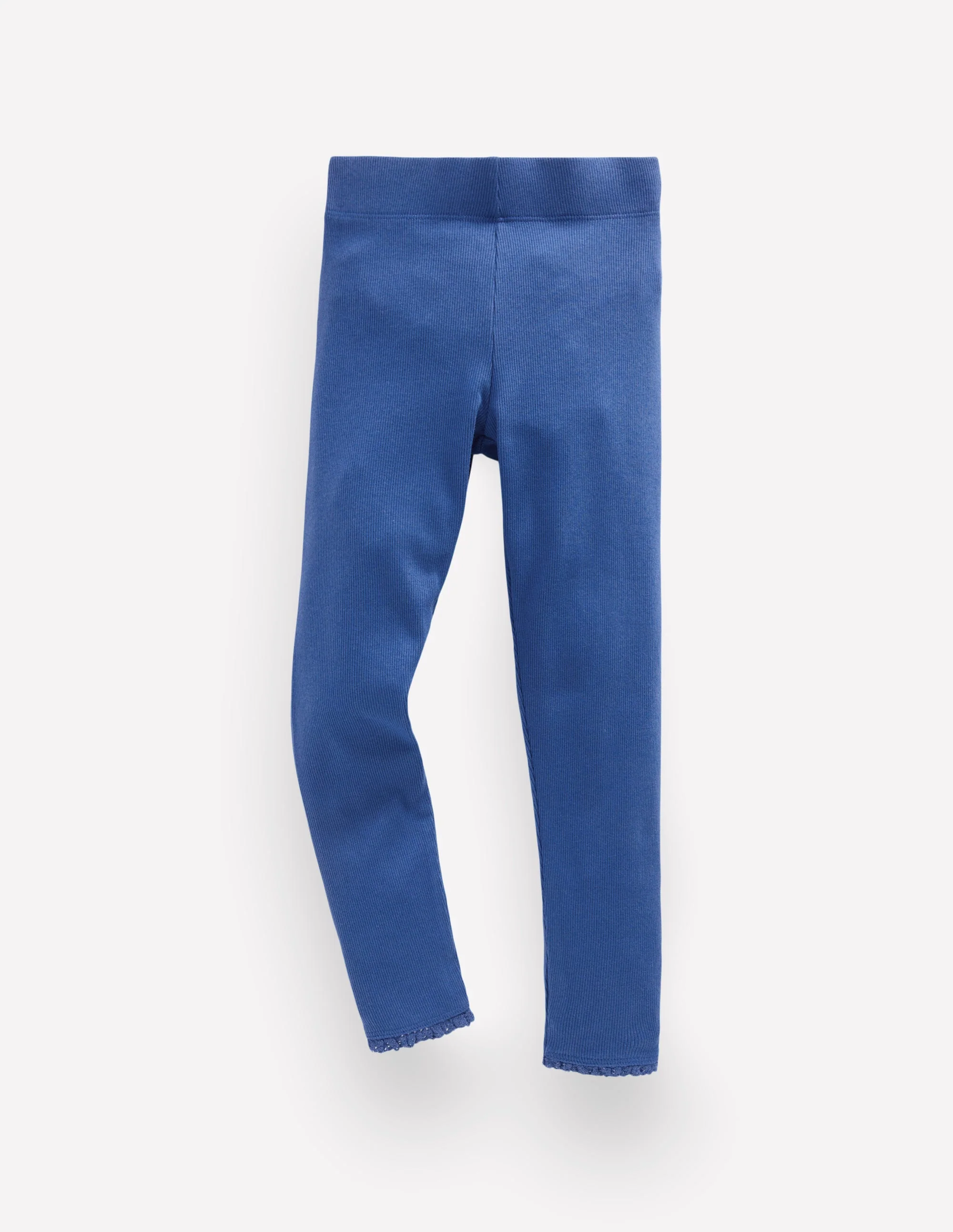 Ribbed Leggings-Bluejay