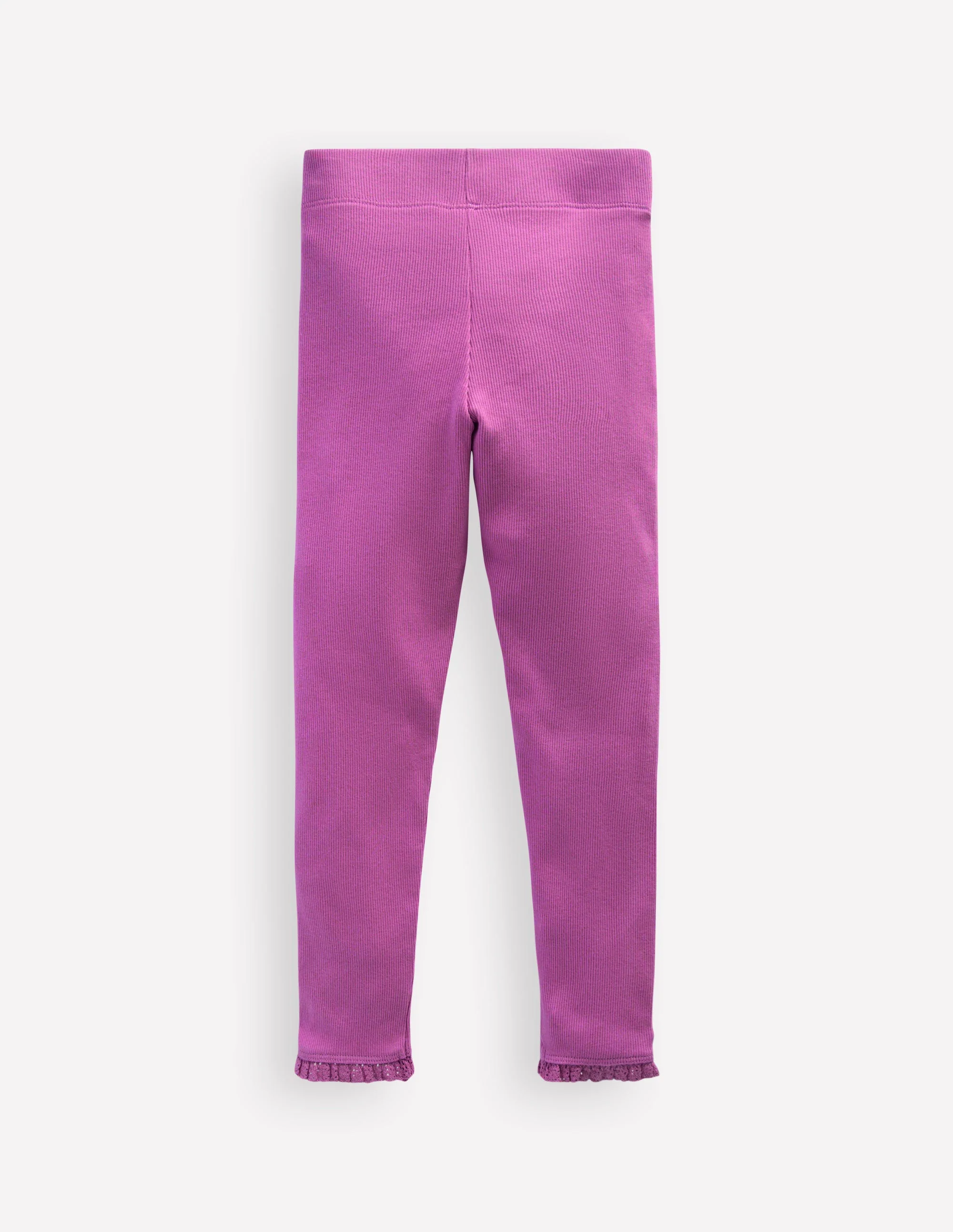 Ribbed Leggings-Foxglove Purple - Image 2