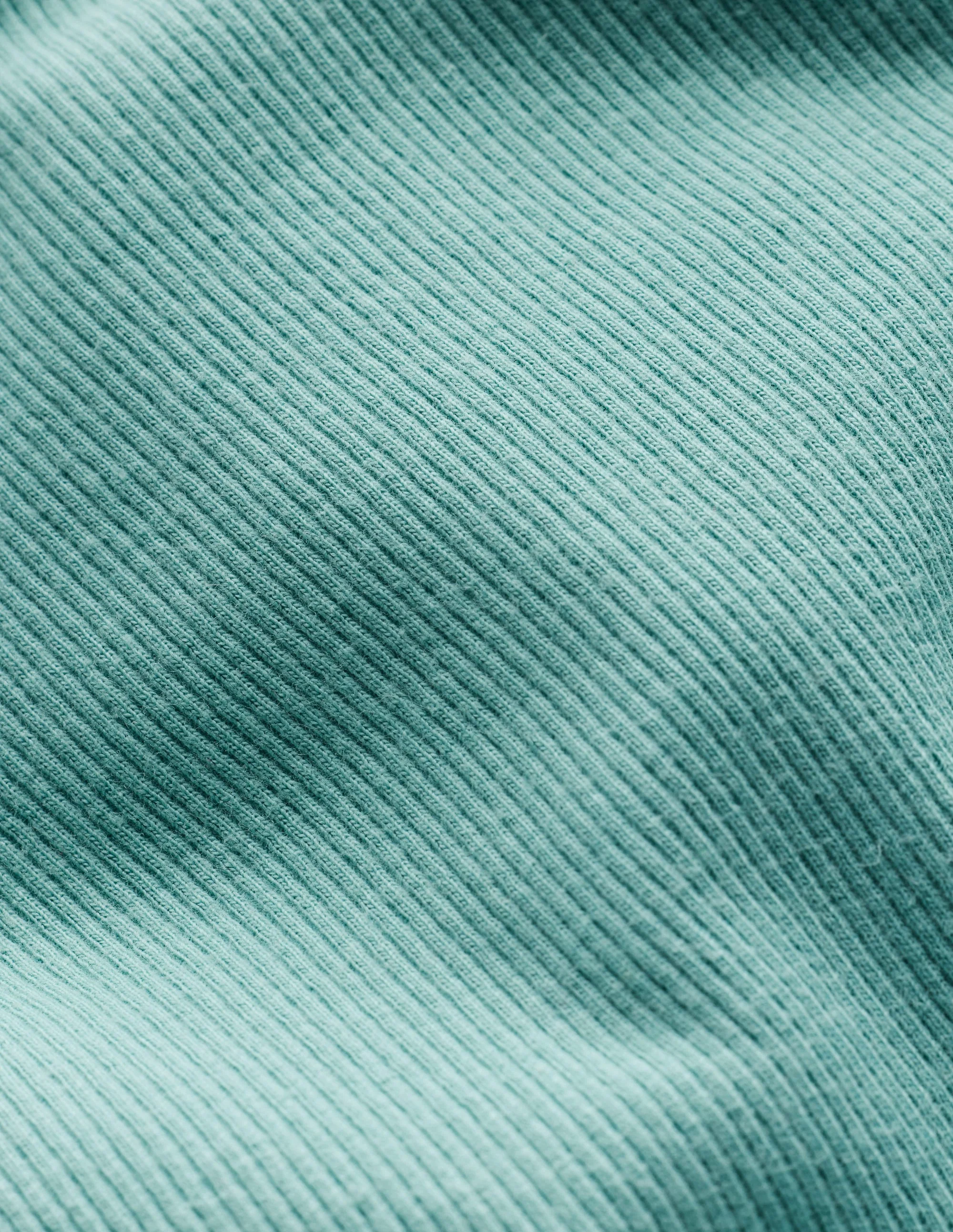 Ribbed Long Sleeve T-shirt-Brook Blue - Image 3