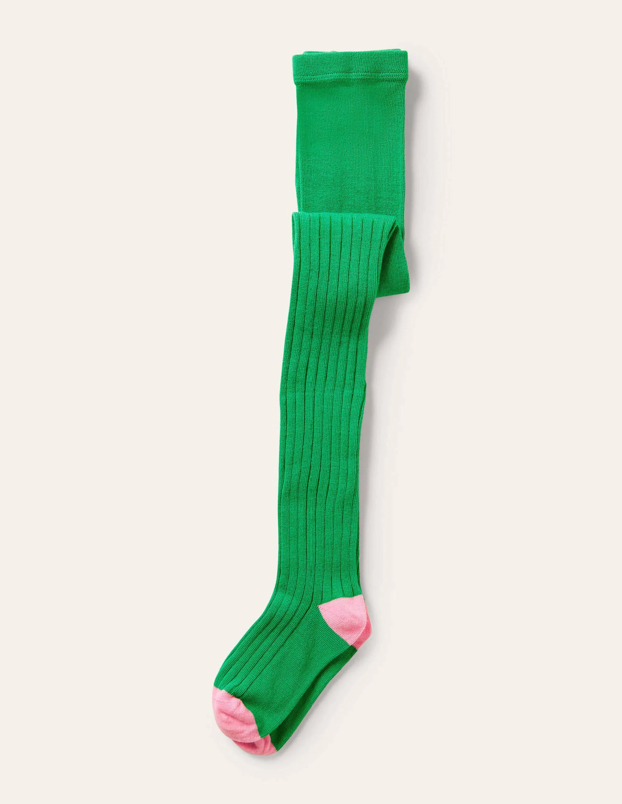 Ribbed Tights-Green