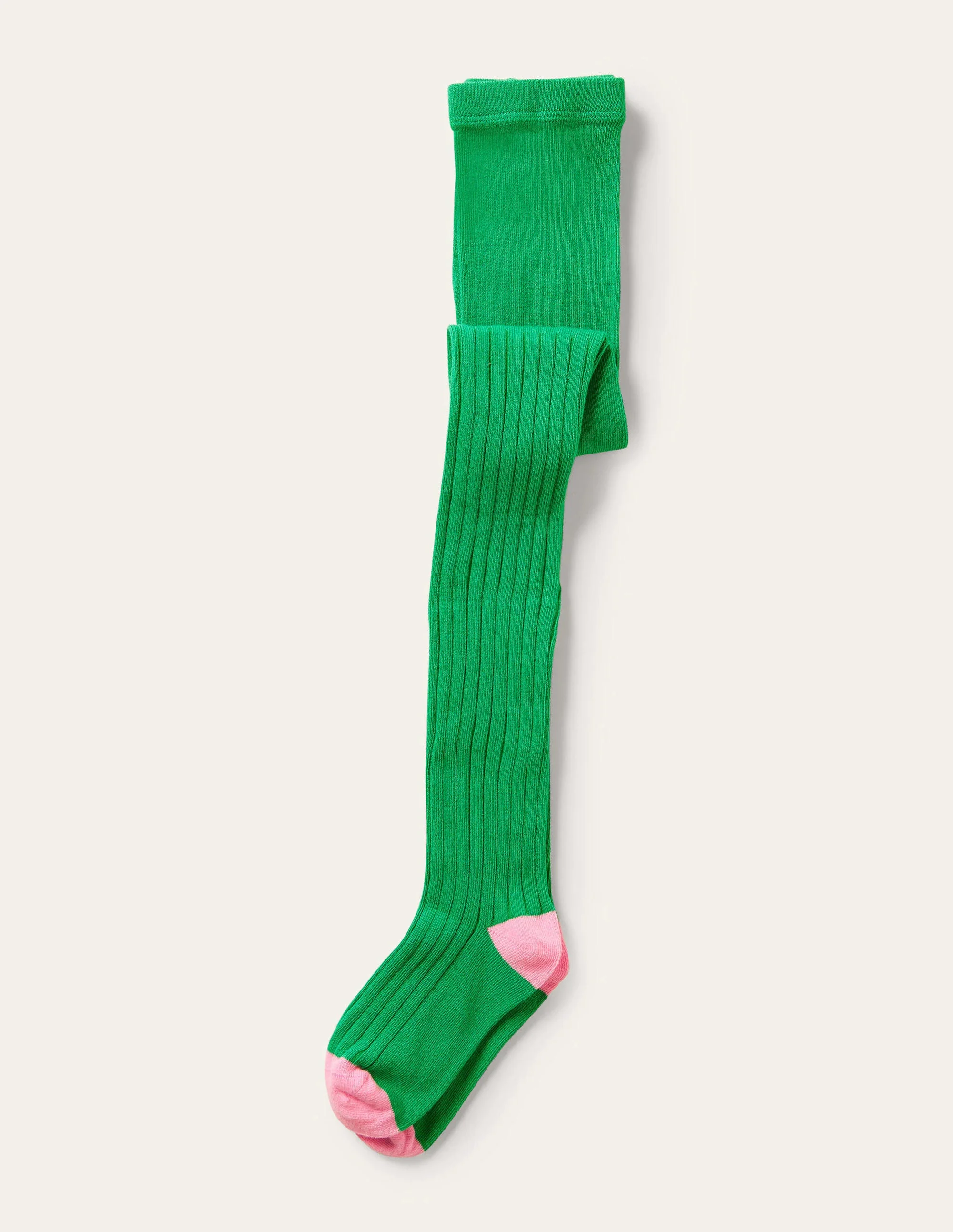Ribbed Tights-Green