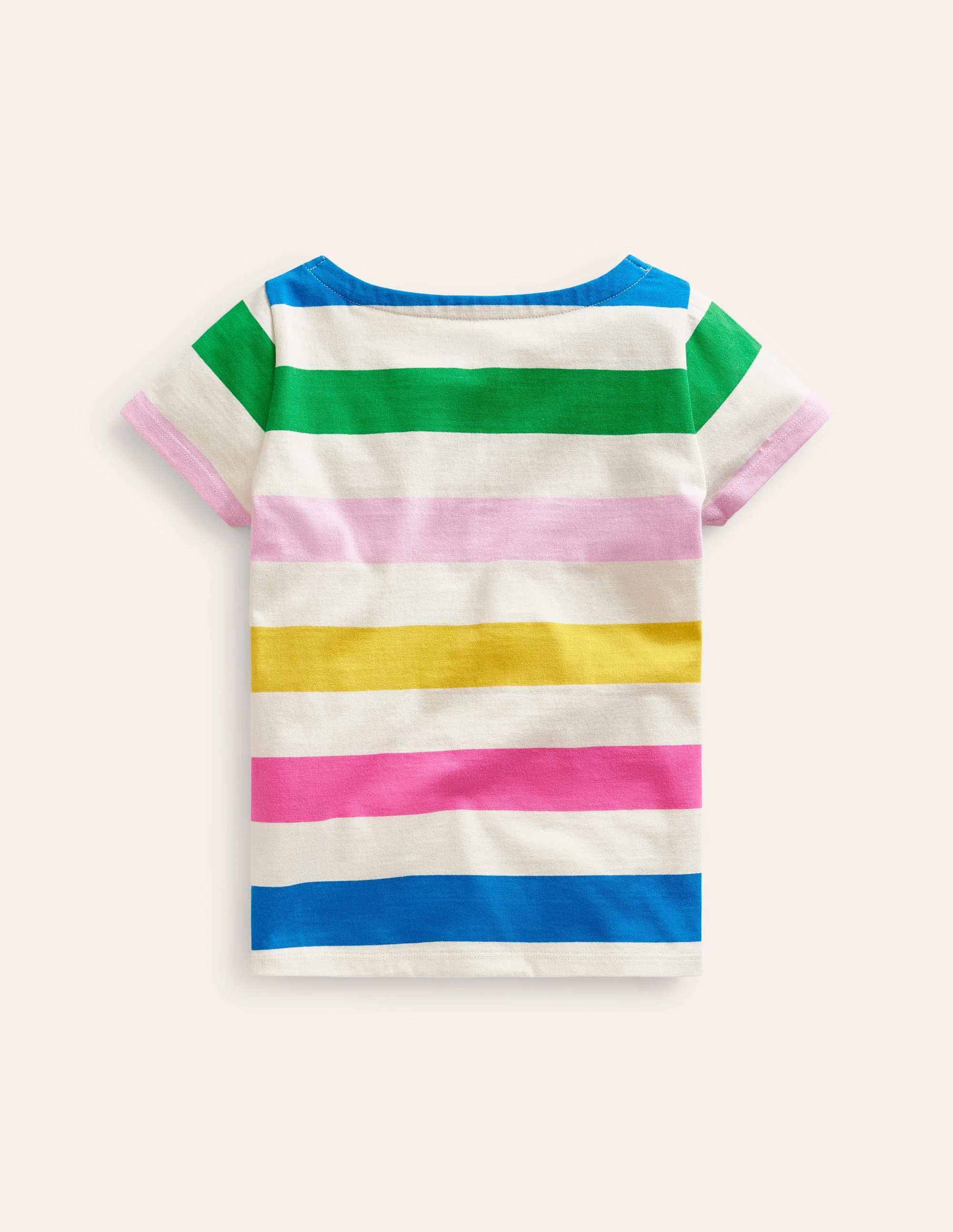 Short Sleeve Breton-Multi Stripe - Image 2