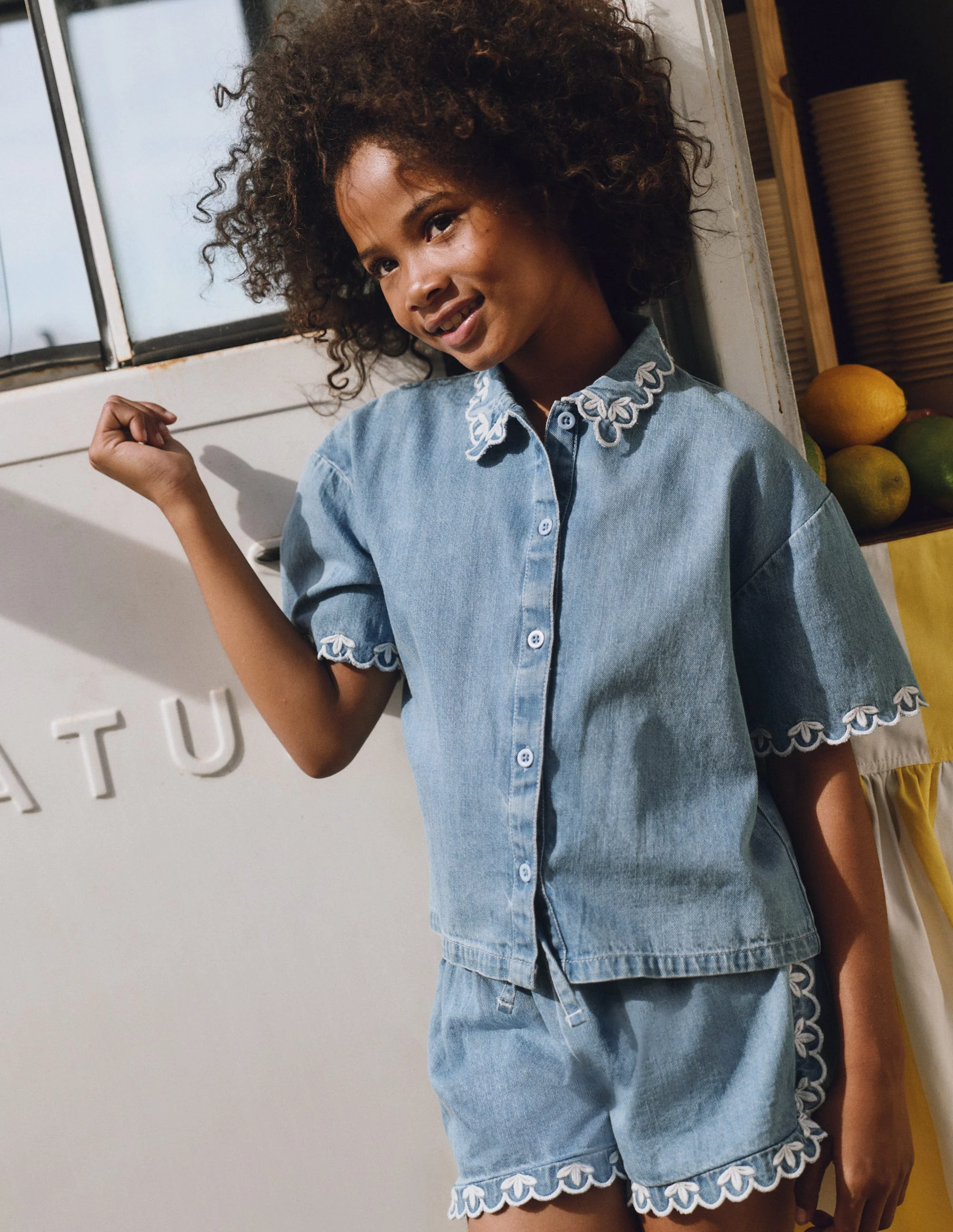 Short Sleeve Relaxed Shirt-Mid Vintage - Image 4