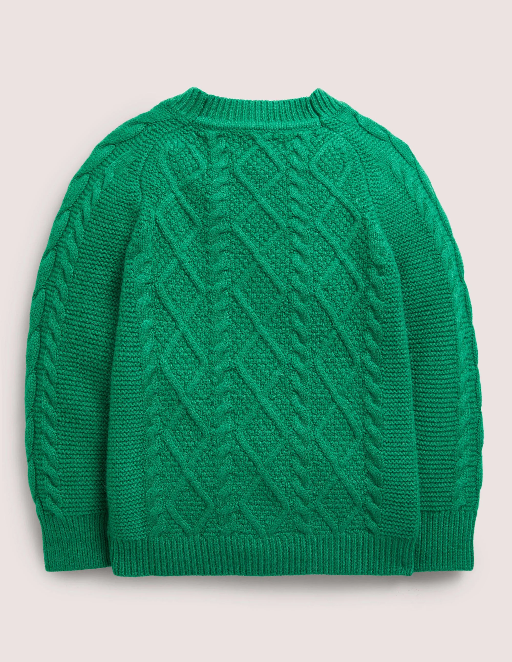 Slouchy Cable Cardigan-Shady Glade Green - Image 2
