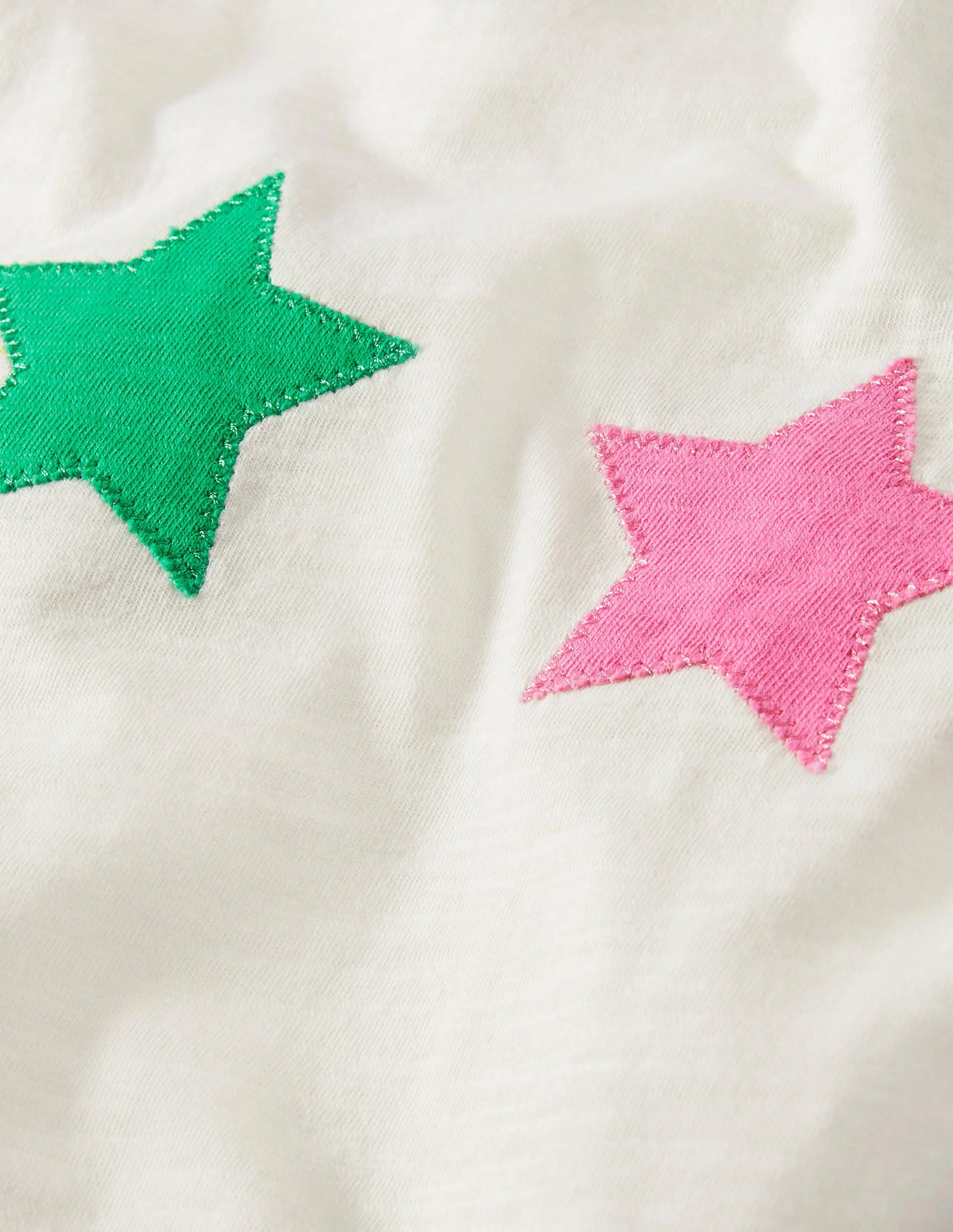 Slub Raglan T-shirt-Blue/Green Pepper Stars - Image 3