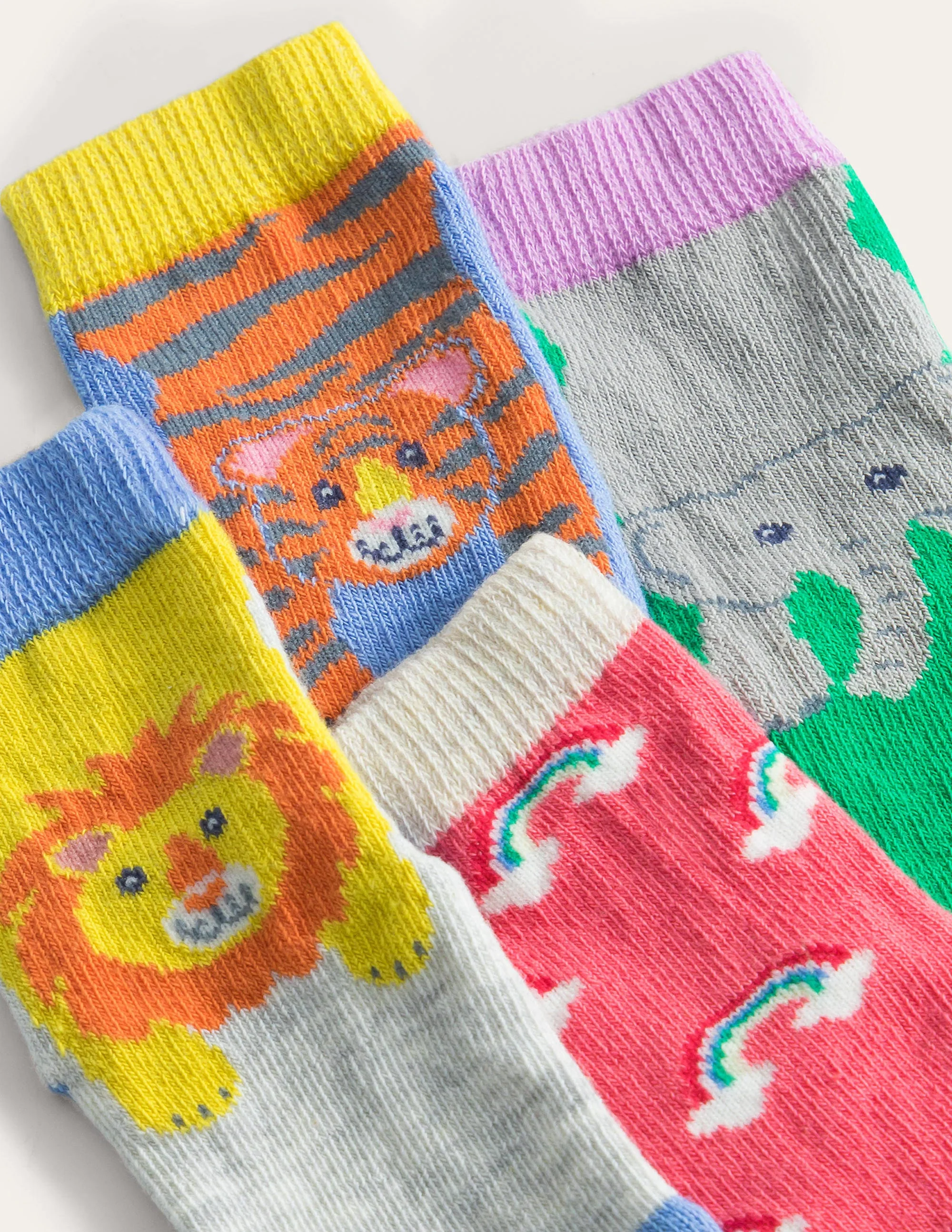 Sock Box 7 Pack-Multi Jungle Animals - Image 2