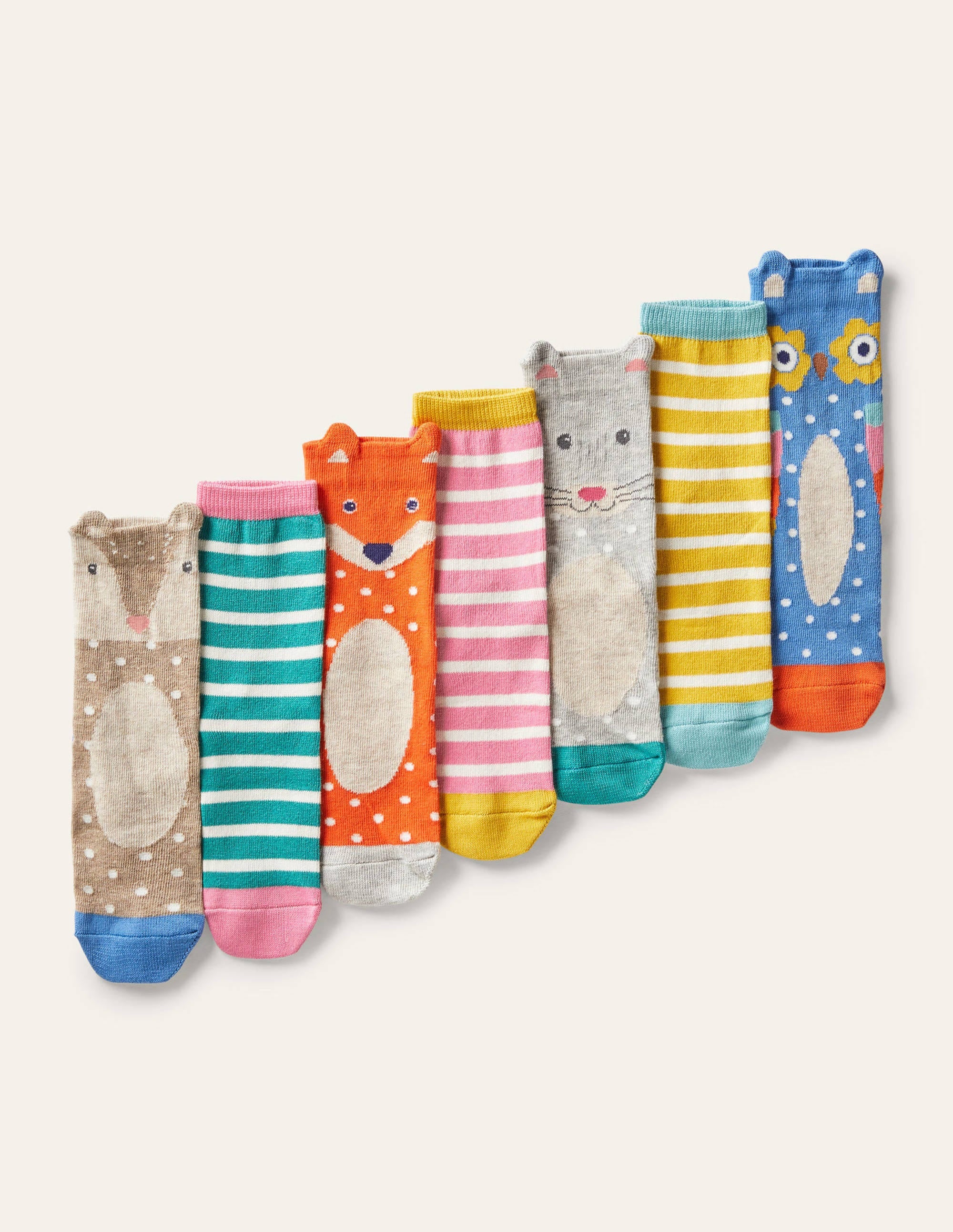 Sock Box 7 Pack-Woodland Friends