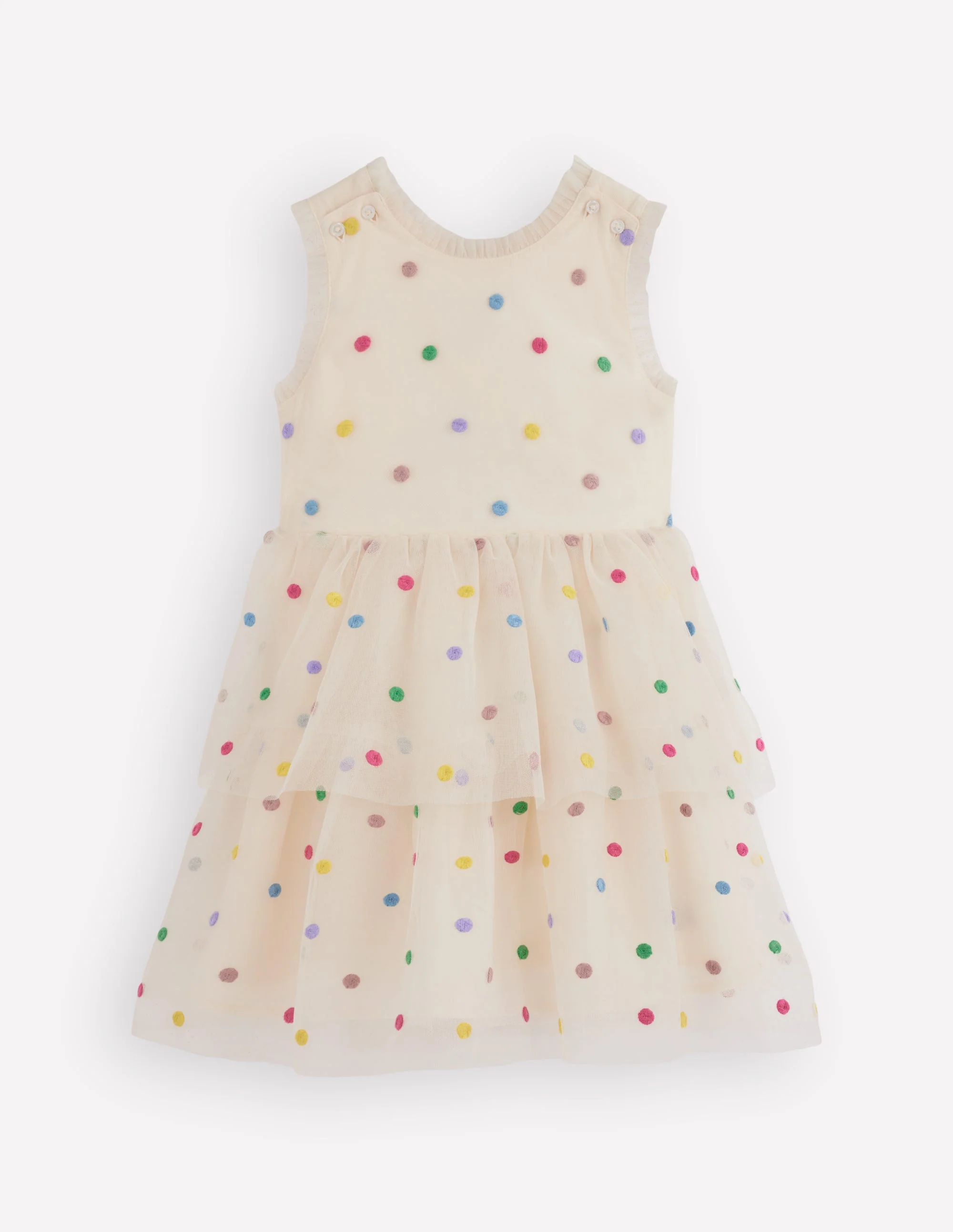 Spot Occasion Dress-Soft Ivory Multi Spot - Image 5