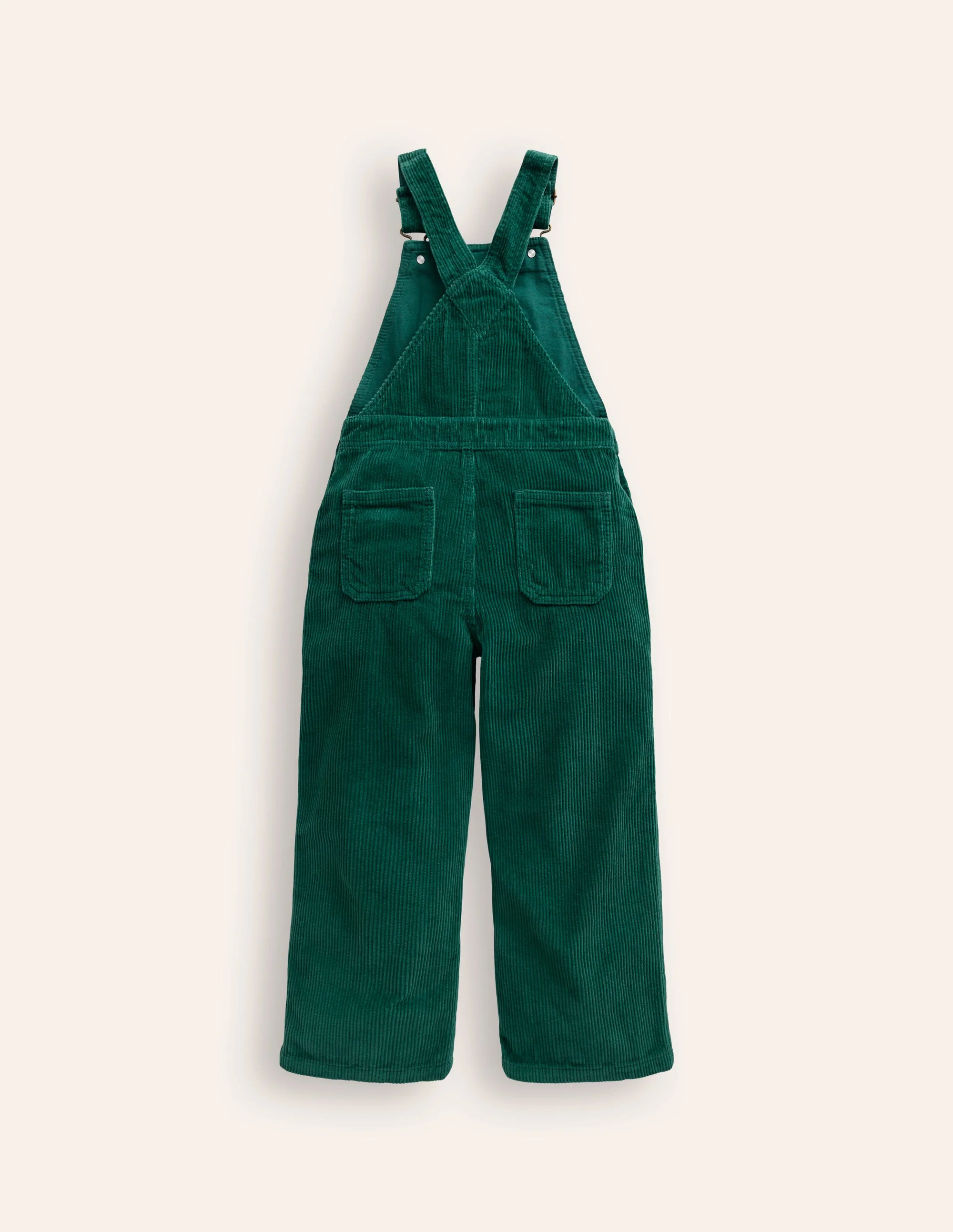 Straight Leg Dungaree-Jewel Green Heart - Image 2