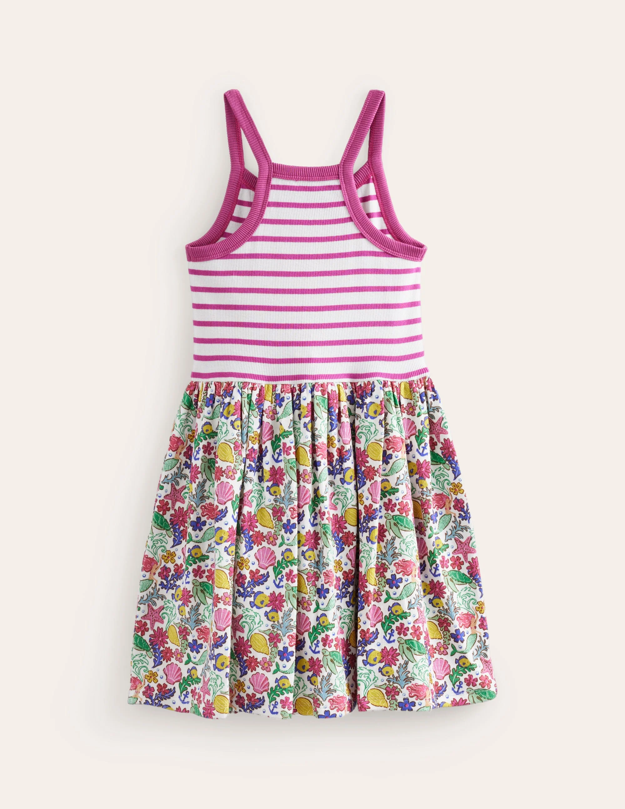 Strappy Hotchpotch Dress-Multi Mermaid Ditsy - Image 2