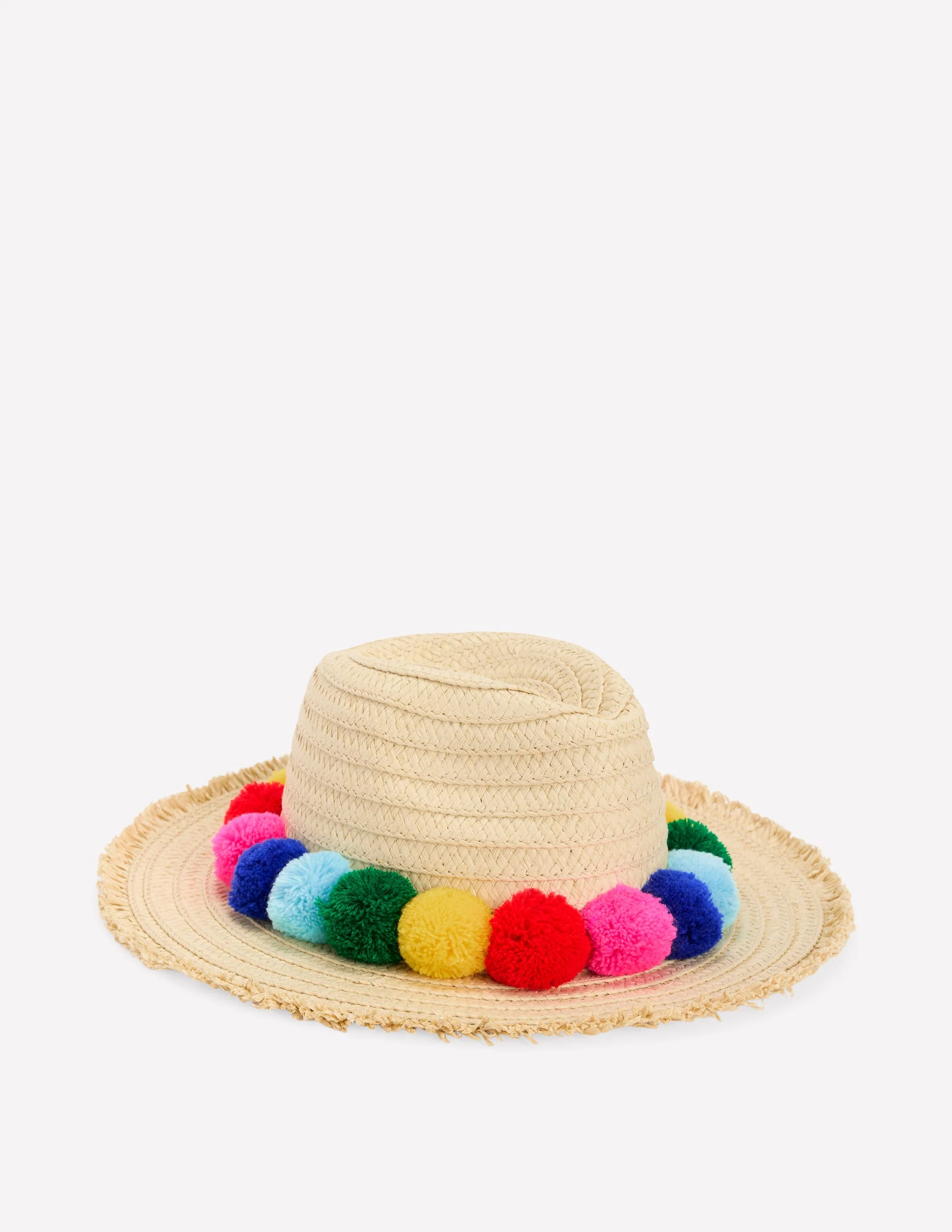 Straw Hat-Multi Pom - Image 2