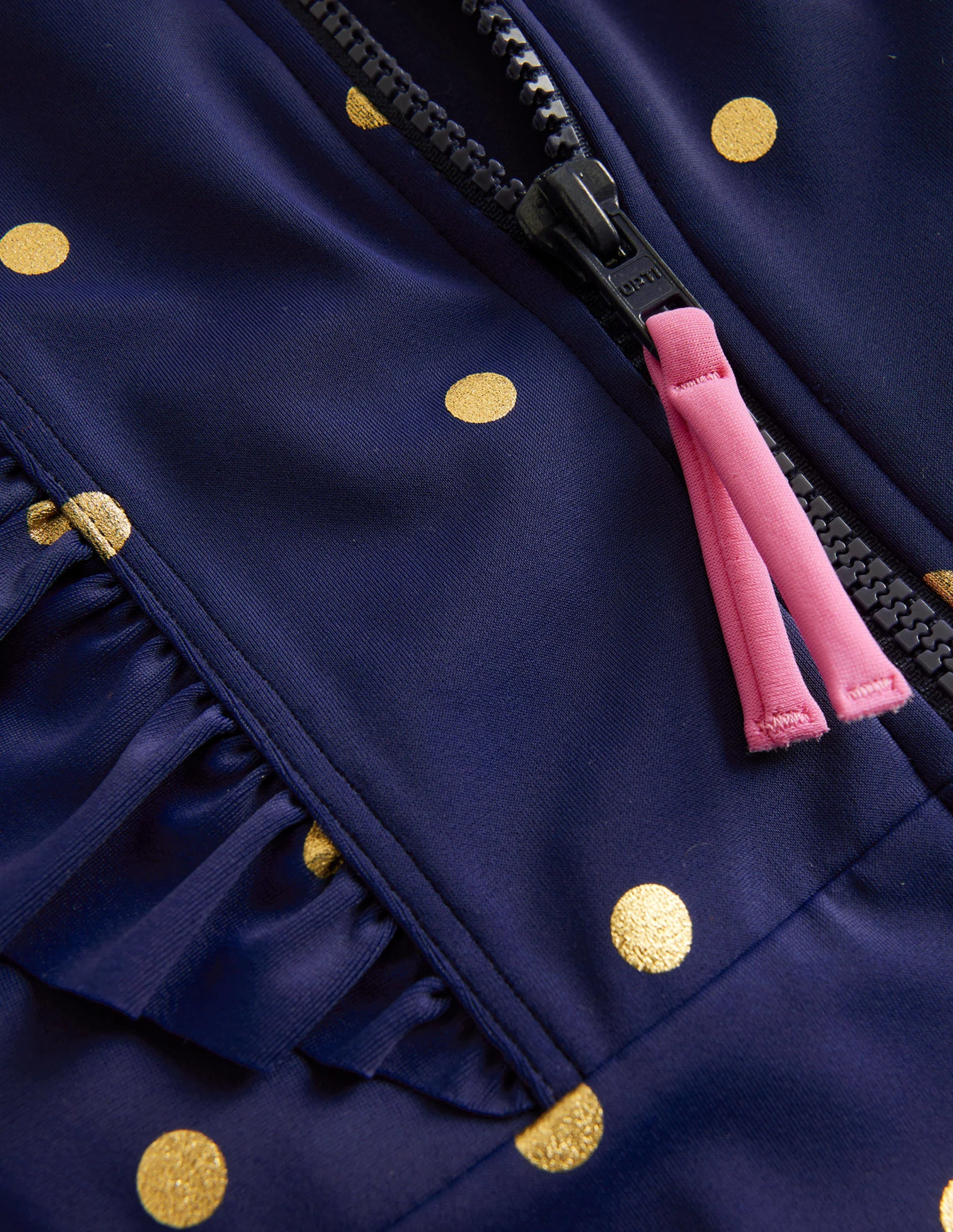 Sun Safe Surf Suit-Navy, Gold Spot - Image 3