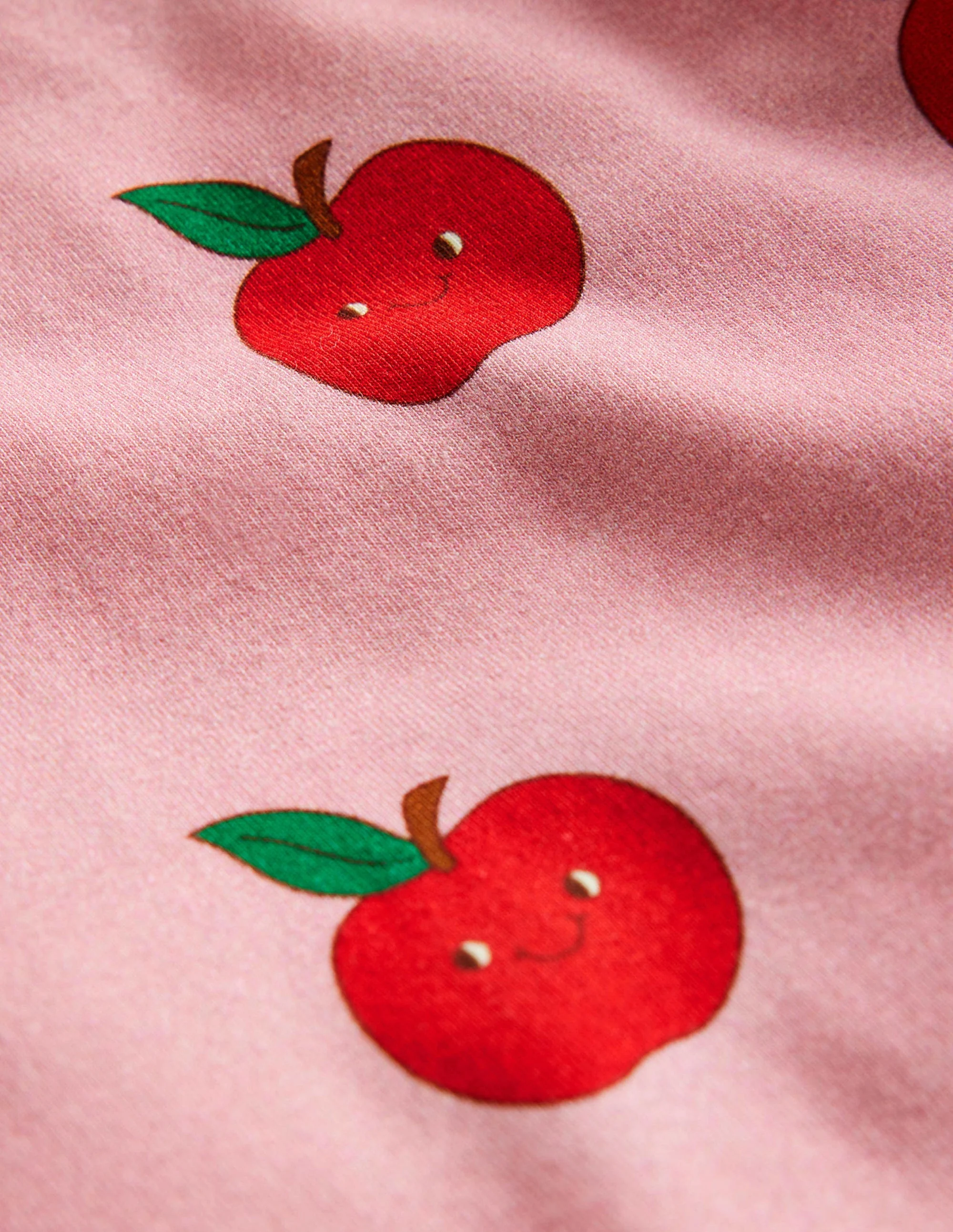 Super Soft Roll Neck Top-Almond Pink Apples - Image 3
