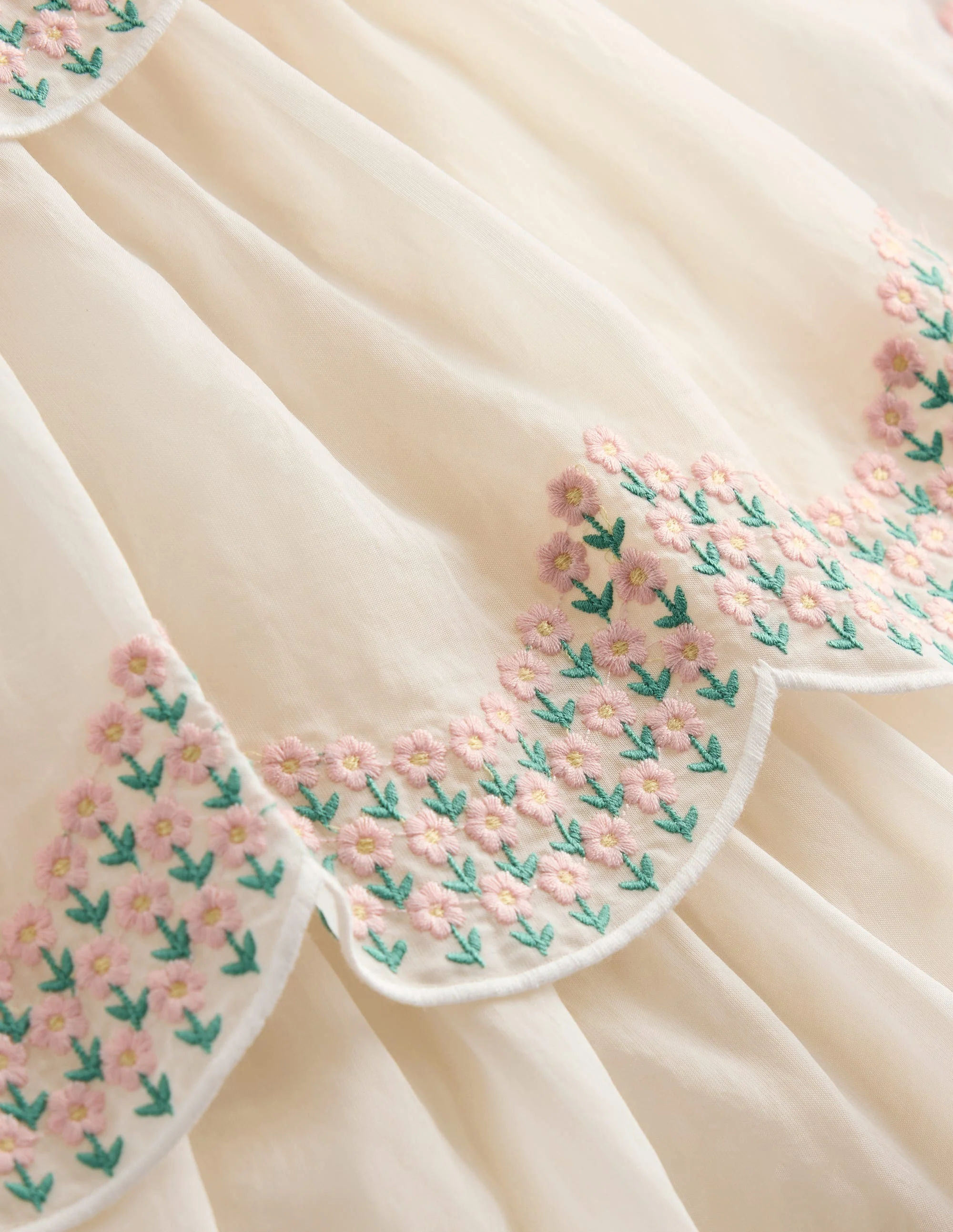 Tiered Organza Dress-Ivory - Image 3