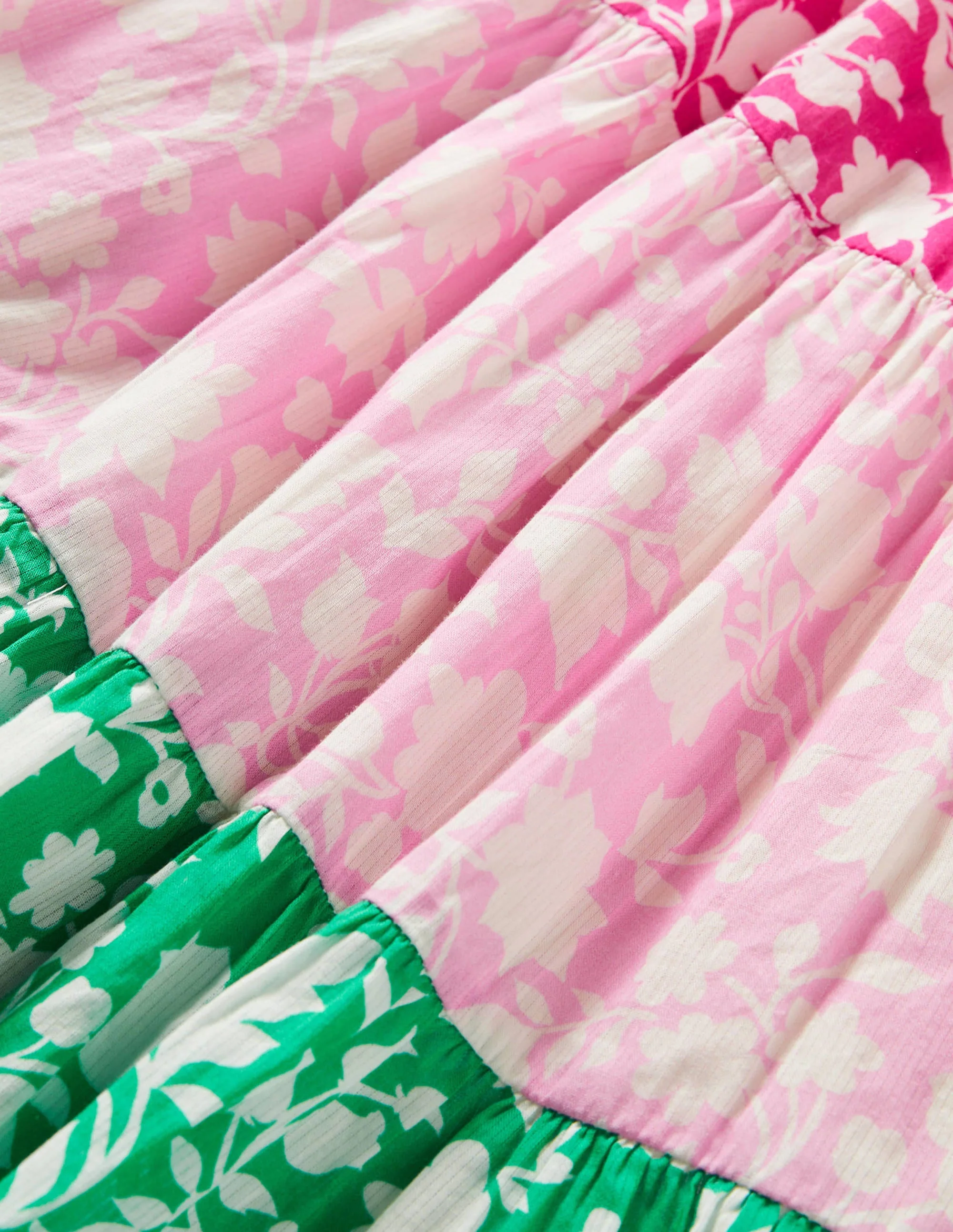 Tiered Printed Sun Dress-Multi Hotchpotch - Image 3
