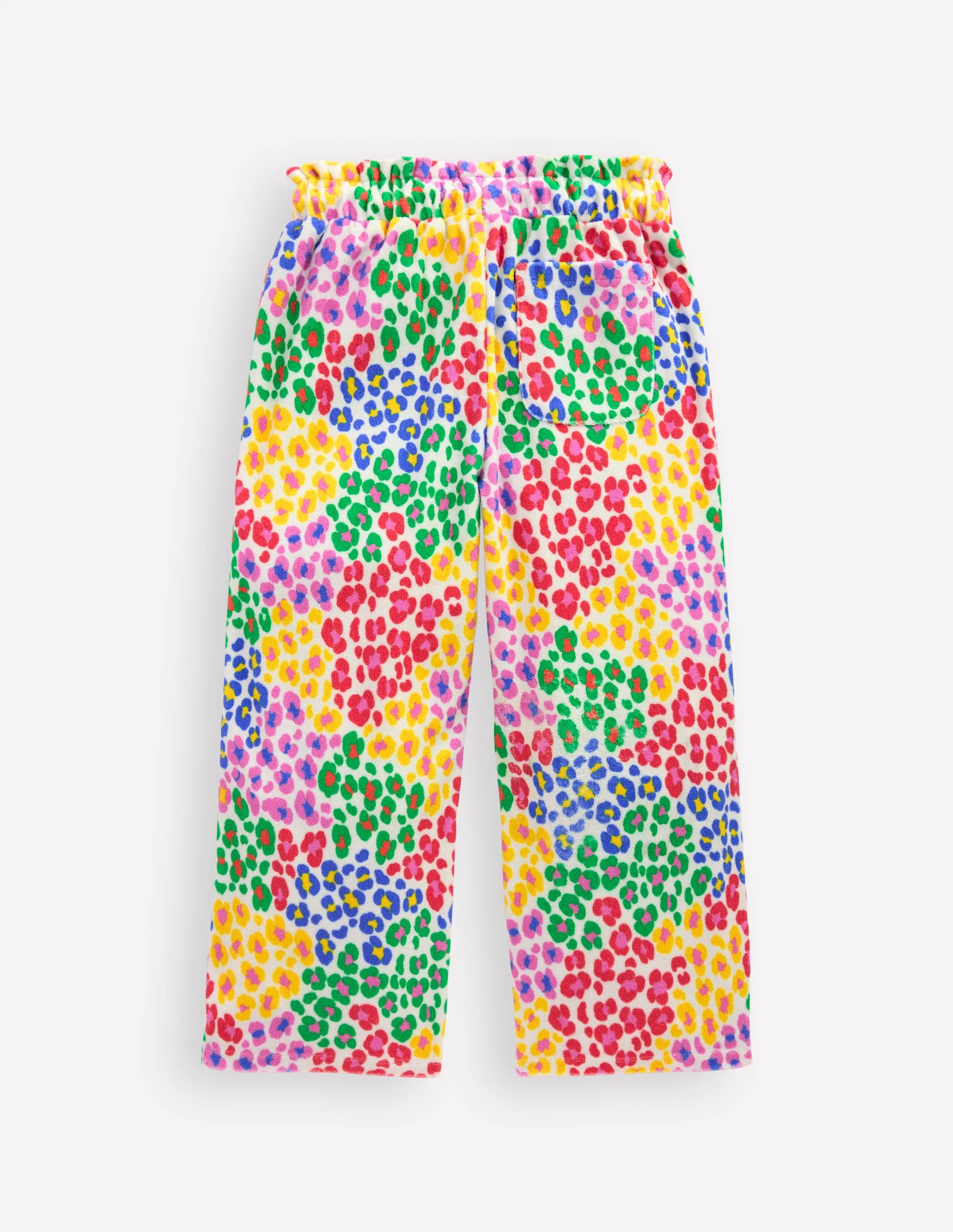 Towelling Pants-Multi Rainbow Leopard - Image 2