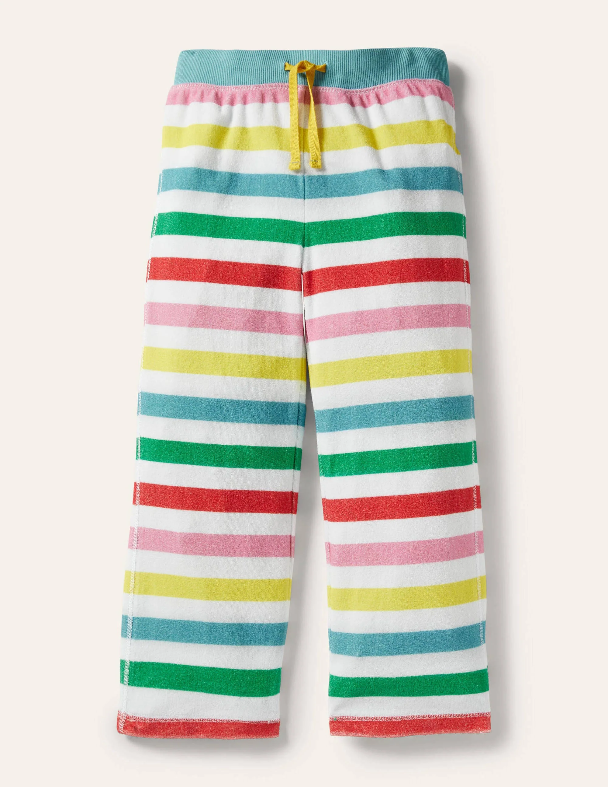 Towelling Pants-Multi Stripe