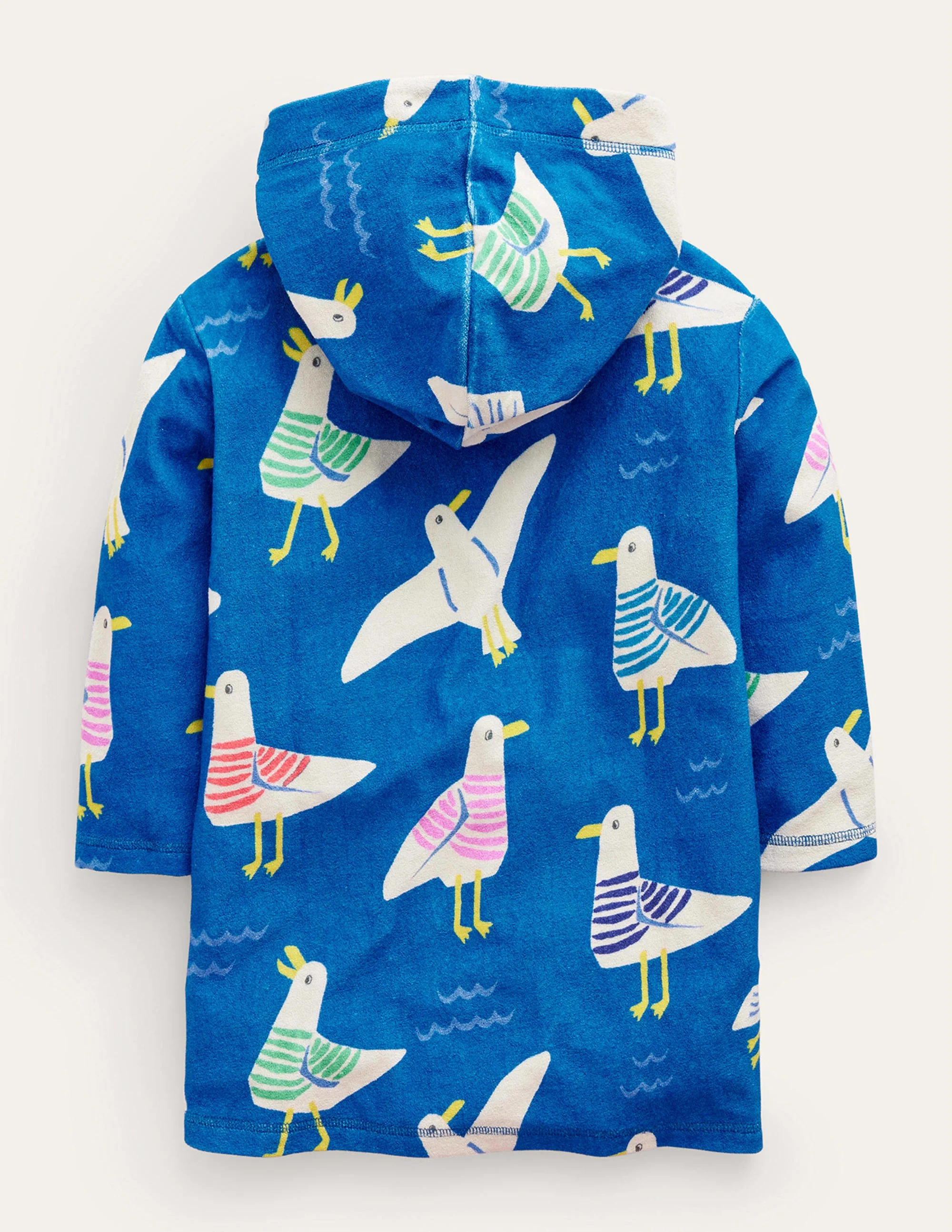 Towelling Throw-On-Directoire Blue Seagulls - Image 2
