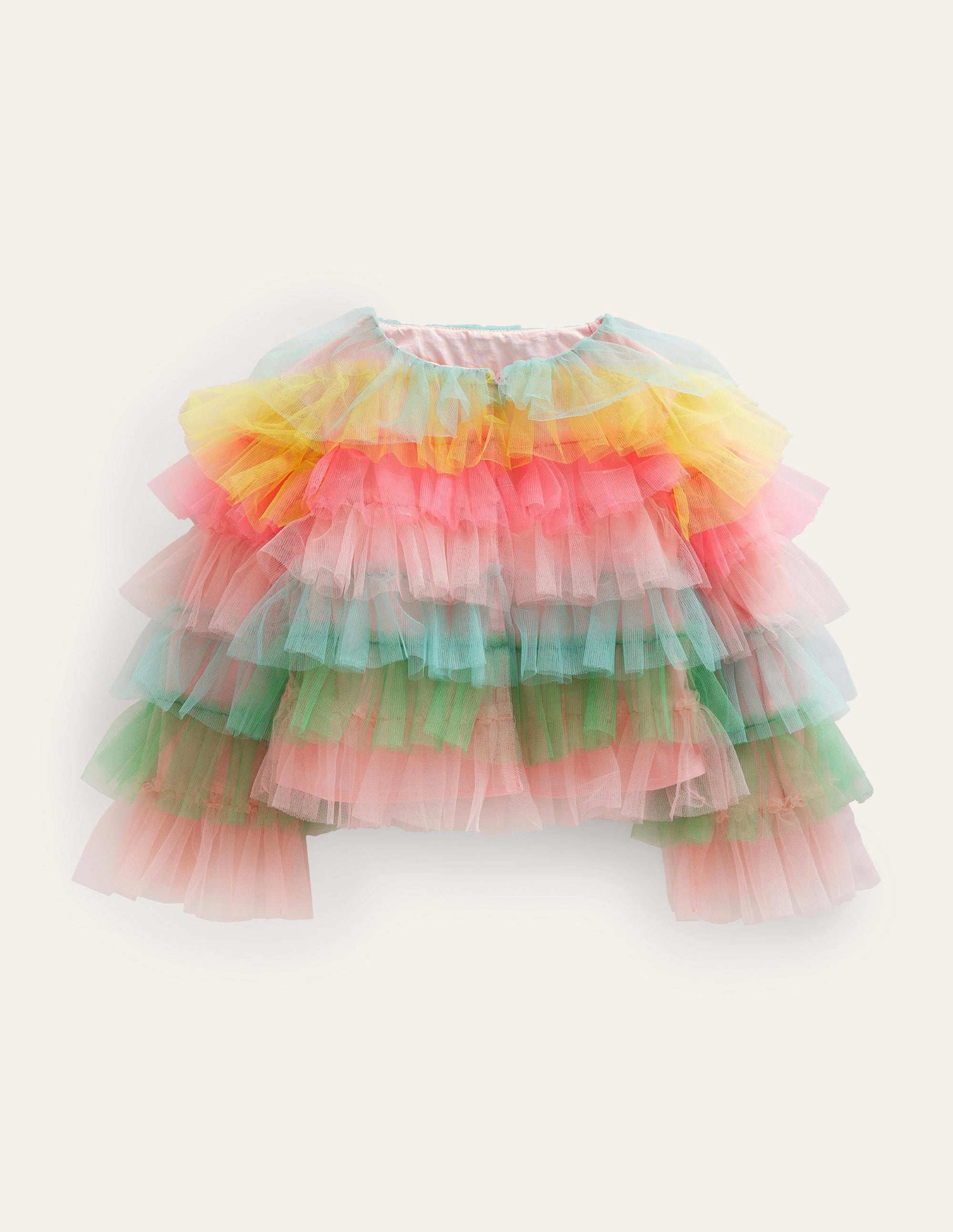Tulle Jacket-Multi Rainbow