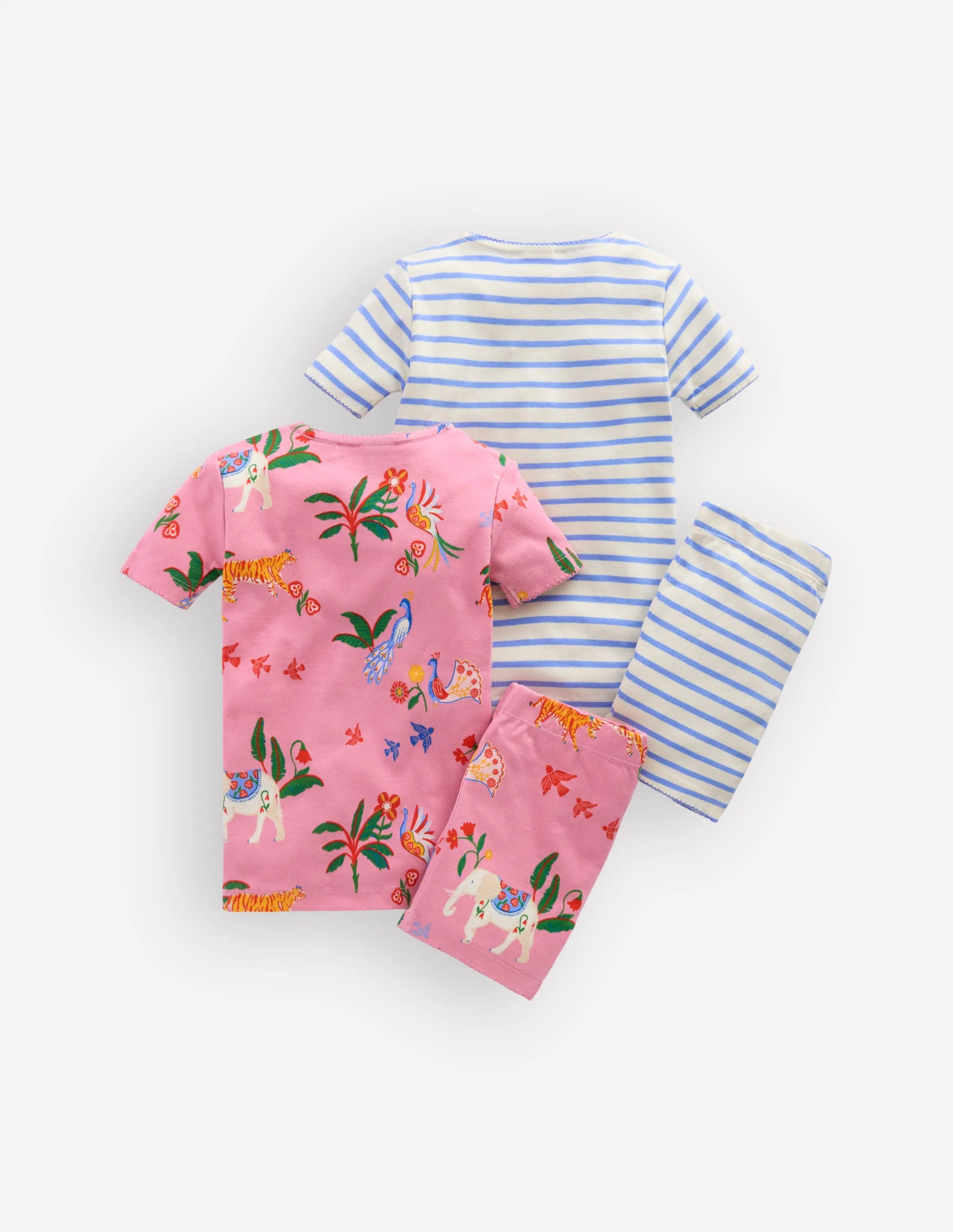 Twin Pack Short Pajamas-Pink Unicorn - Image 2