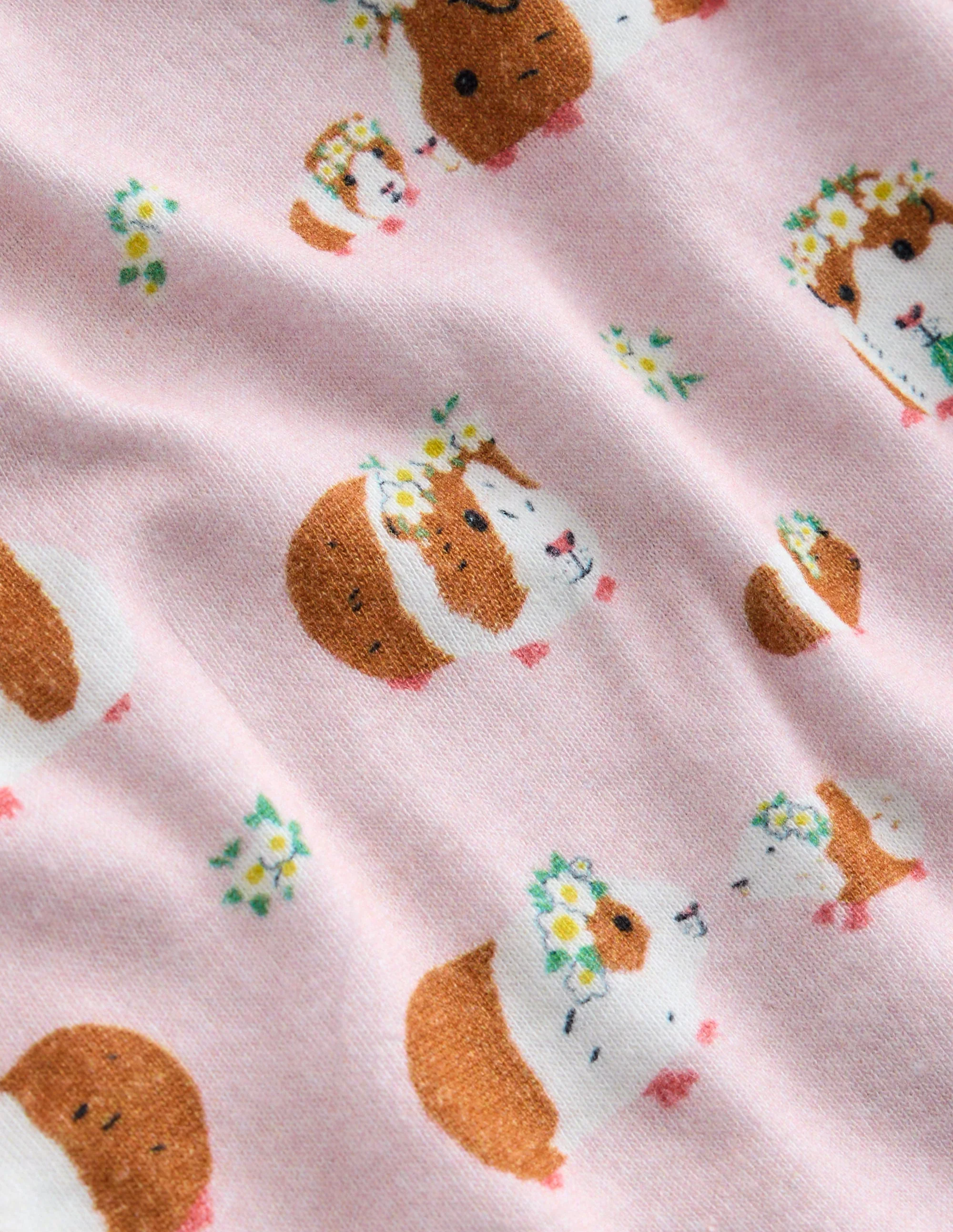 Twin Pack Snug Pajamas-Ballet Pink Guinea Pigs - Image 3
