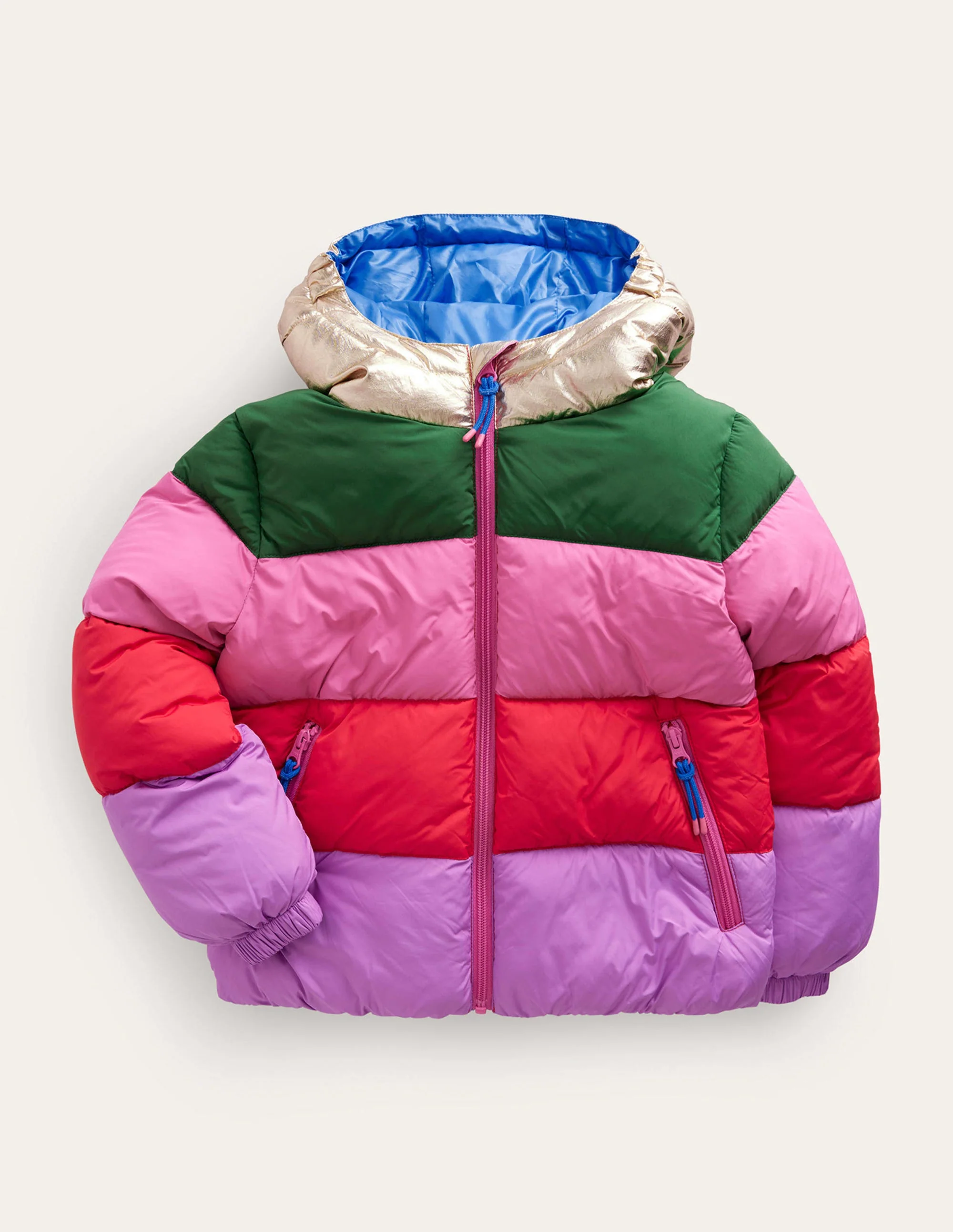 Ultimate Padded Coat-Rainbow Multi