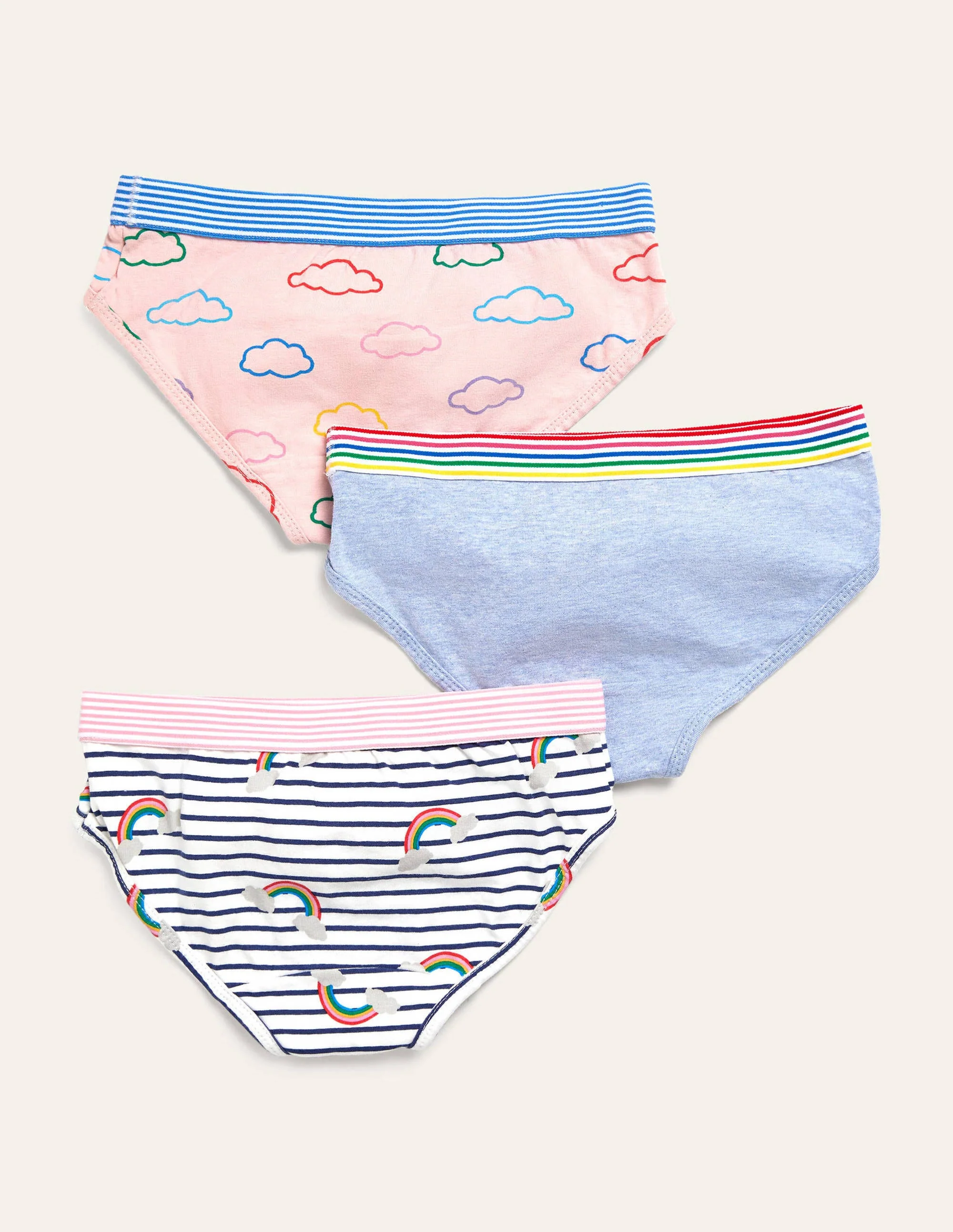 Underwear 3 Pack-Rainbow Clouds - Image 2