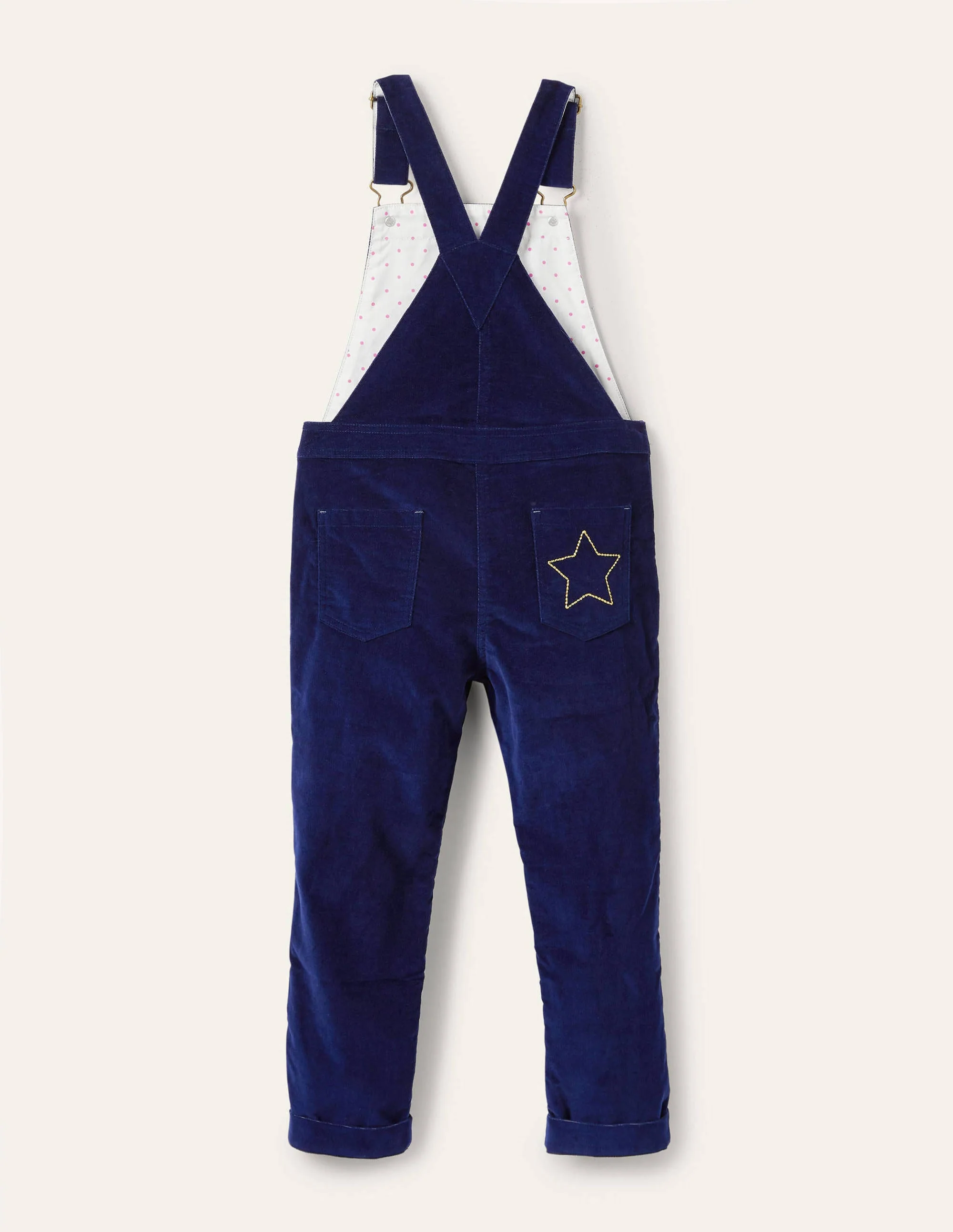 Velvet Overalls-College Navy - Image 2