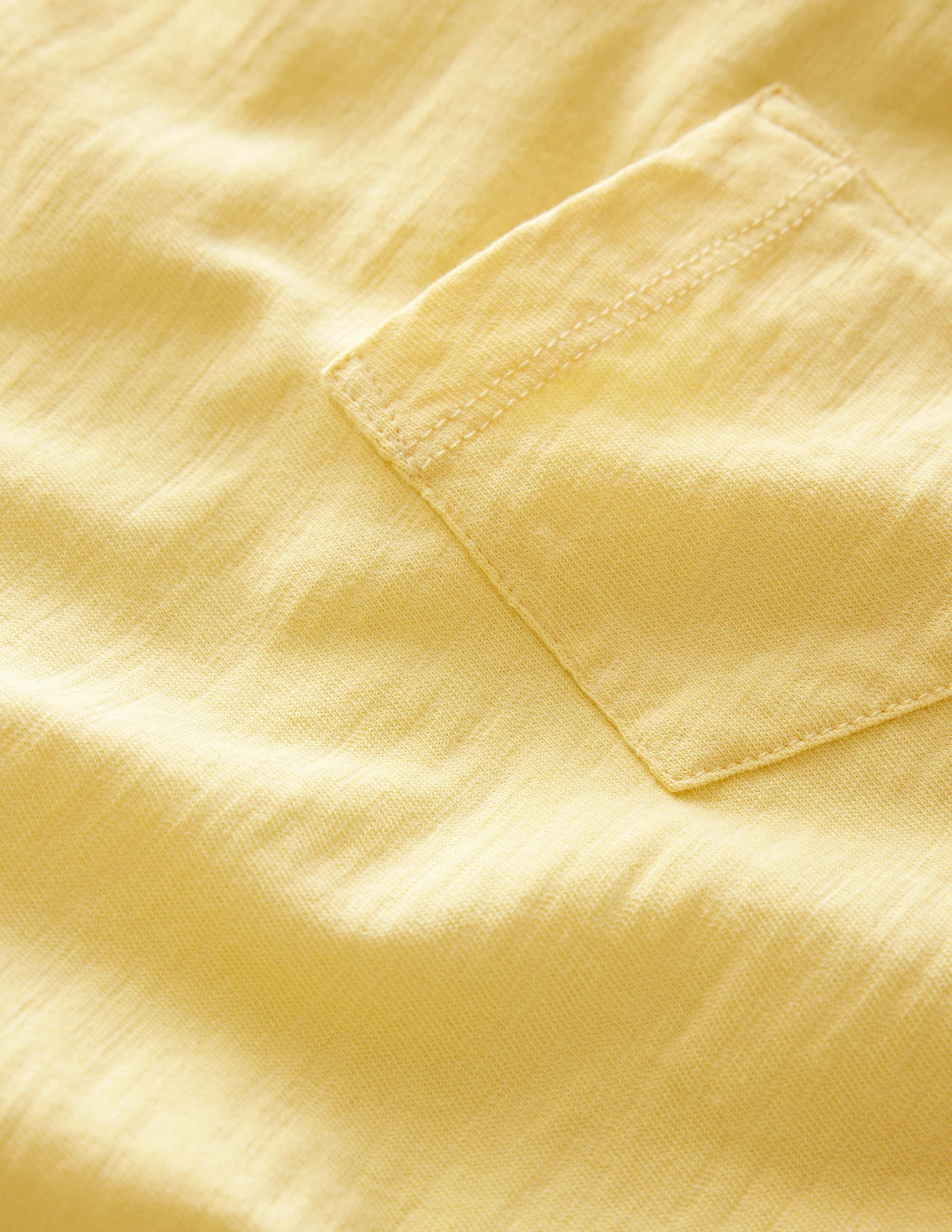 Washed Slub T-shirt-Buttercup Yellow - Image 3