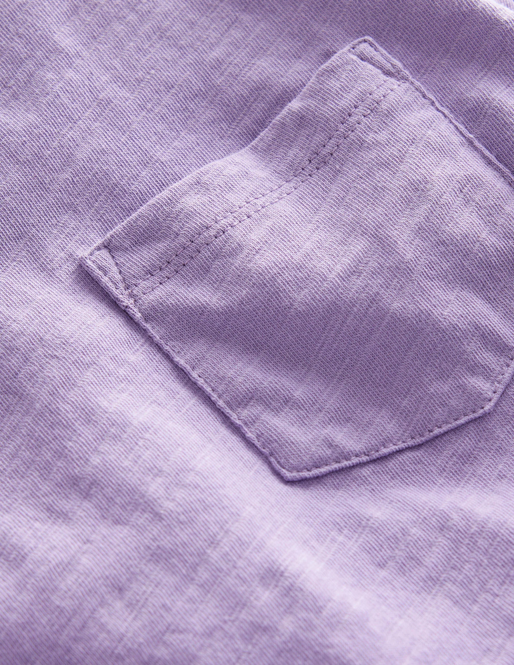 Washed Slub T-shirt-Misty Lavender - Image 3