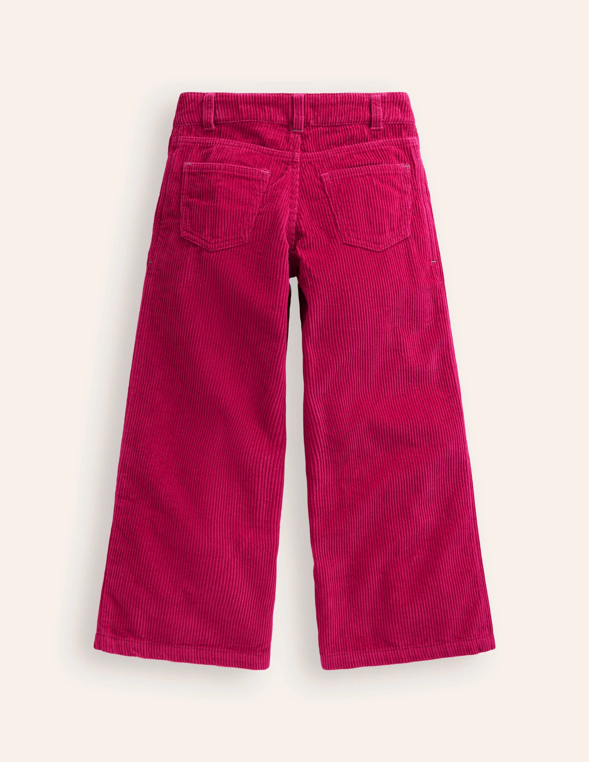 Wide Leg Jeans-Candy Cane Pink - Image 2