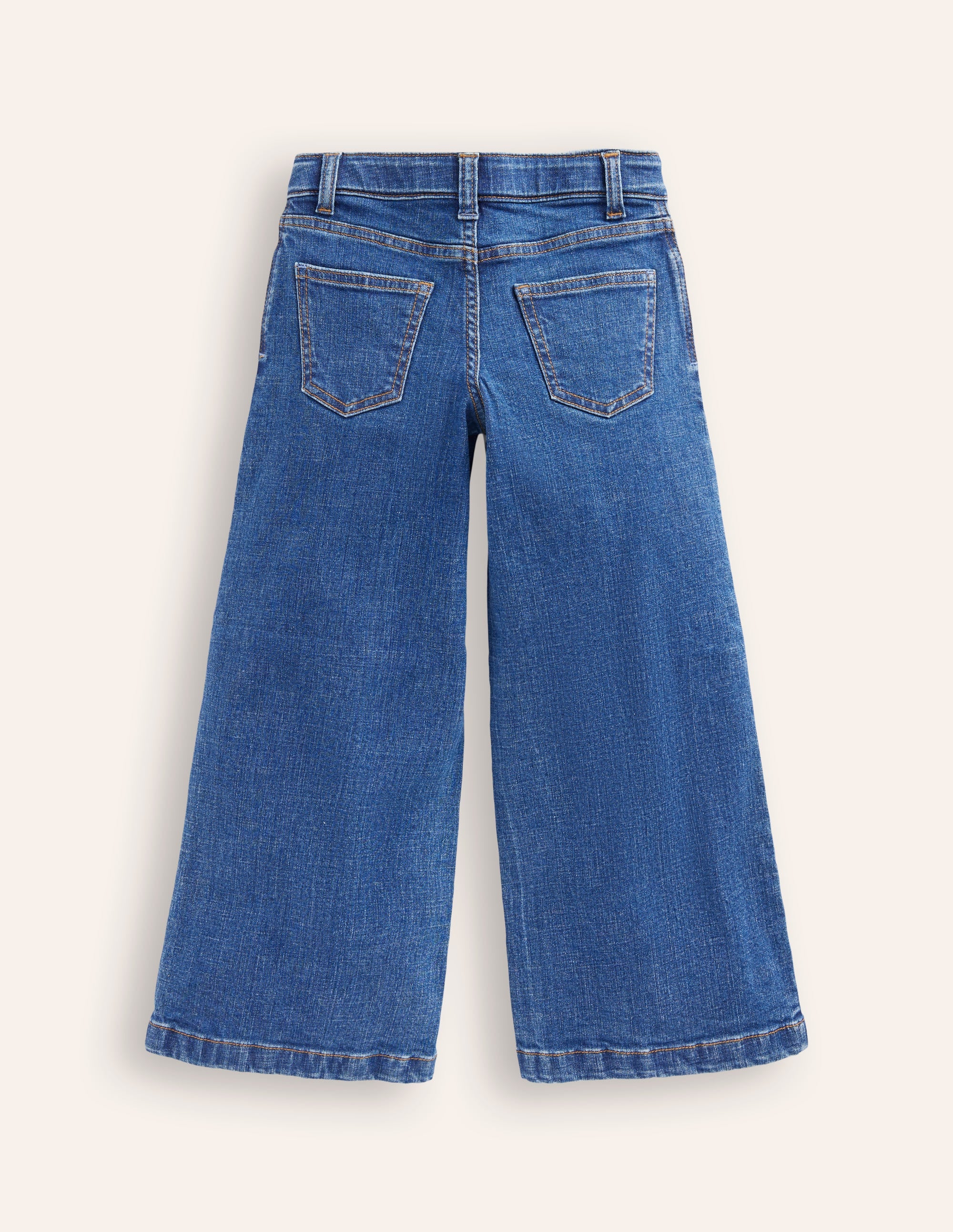 Wide Leg Jeans-Mid Vintage Denim - Image 2