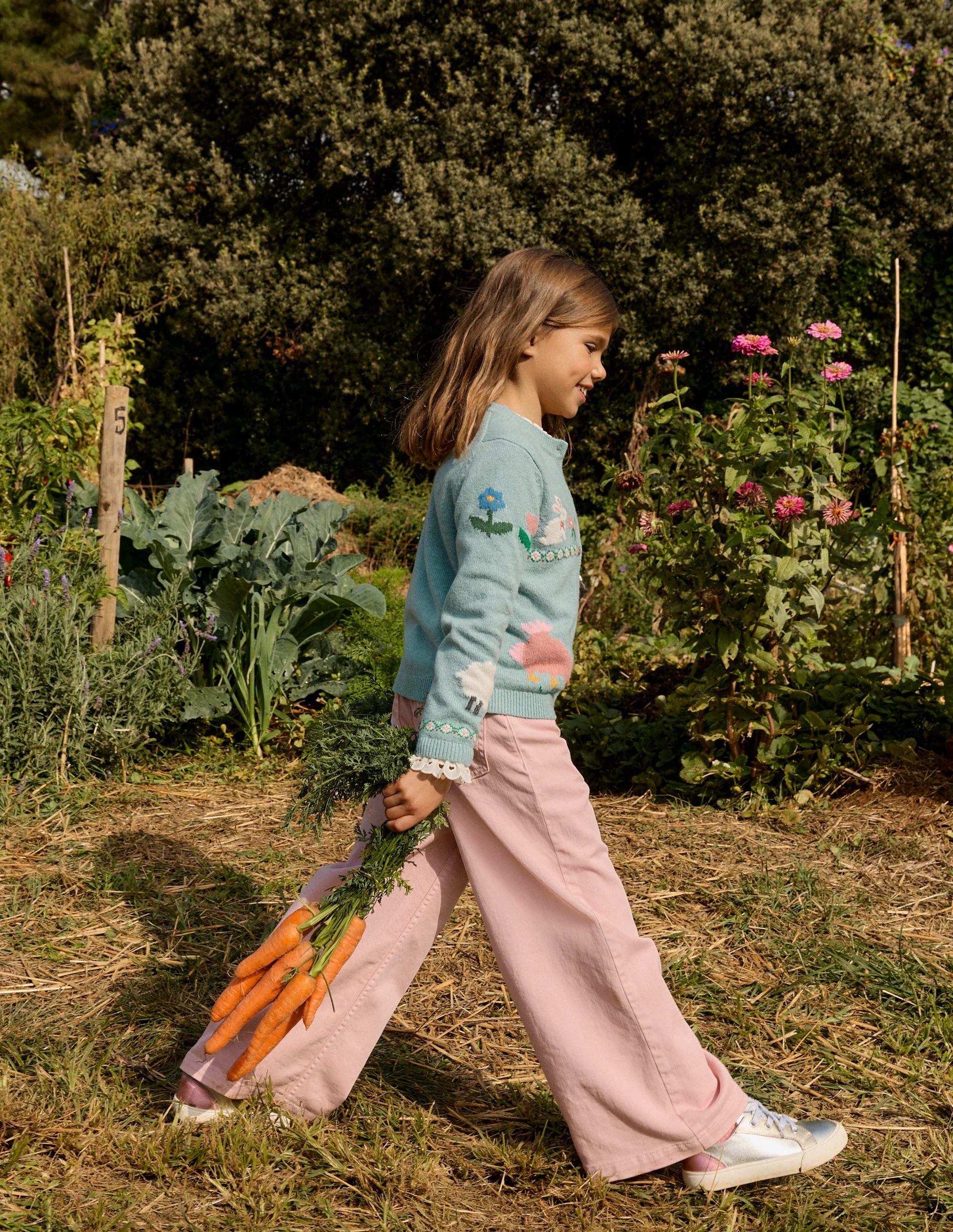 Wide Leg Jeans-Pink - Image 9