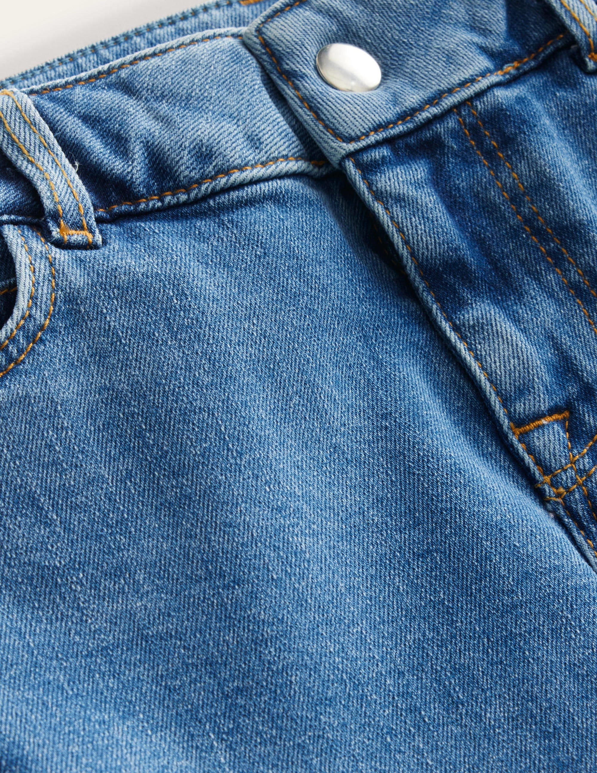 Wide Leg Pants-Mid Vintage Blue - Image 3