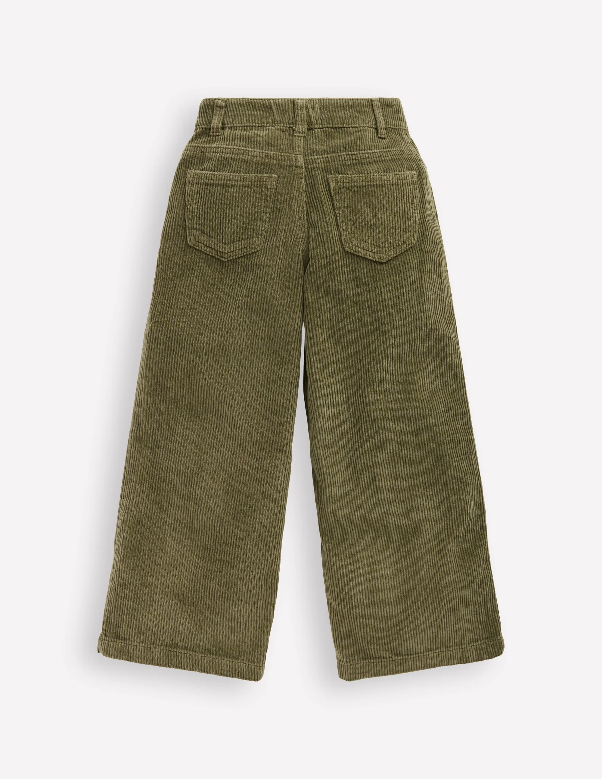Wide Leg Pants-Woodland Green - Image 2