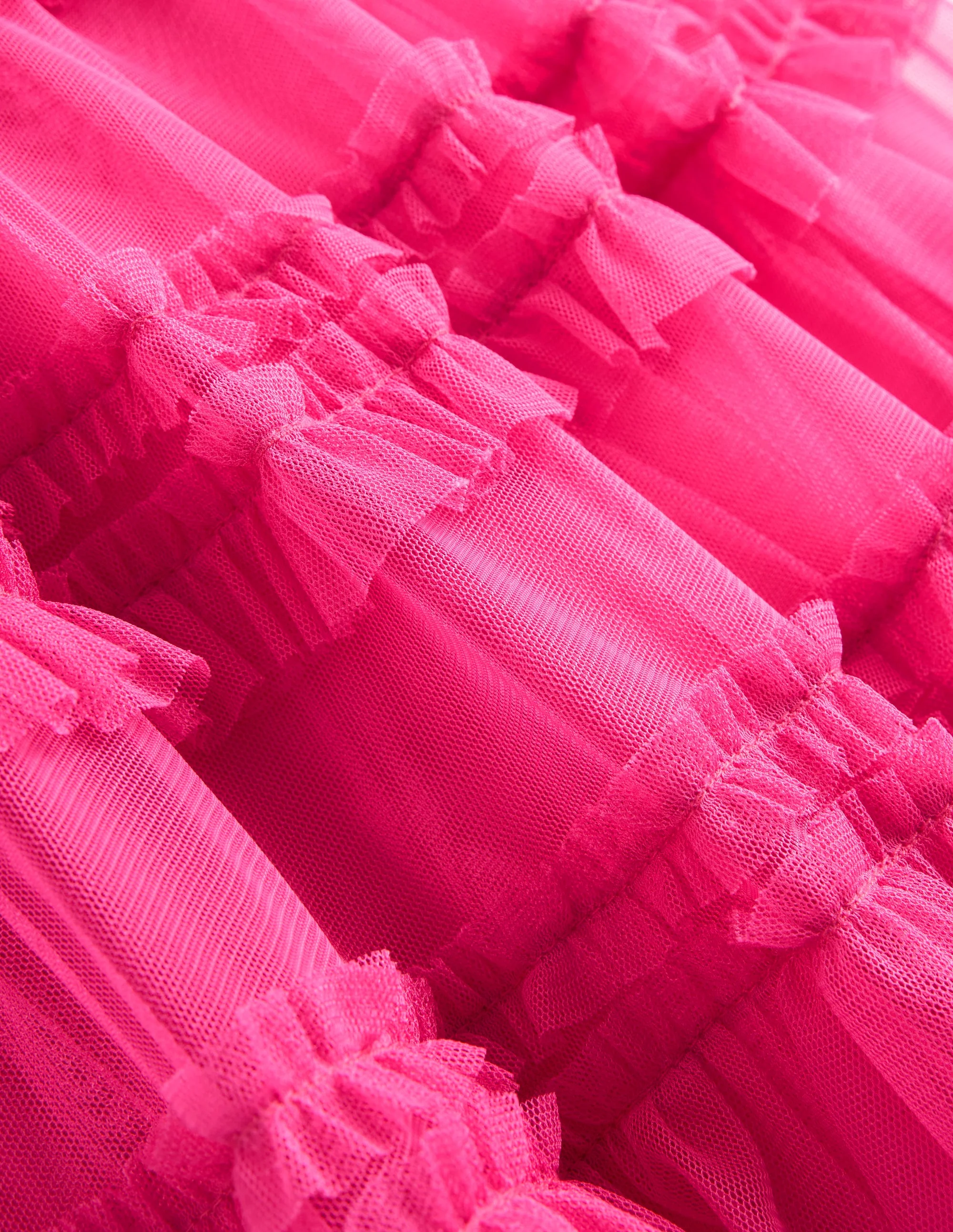 Winnie Tulle Tiered Dress-Rose Petal Pink - Image 3