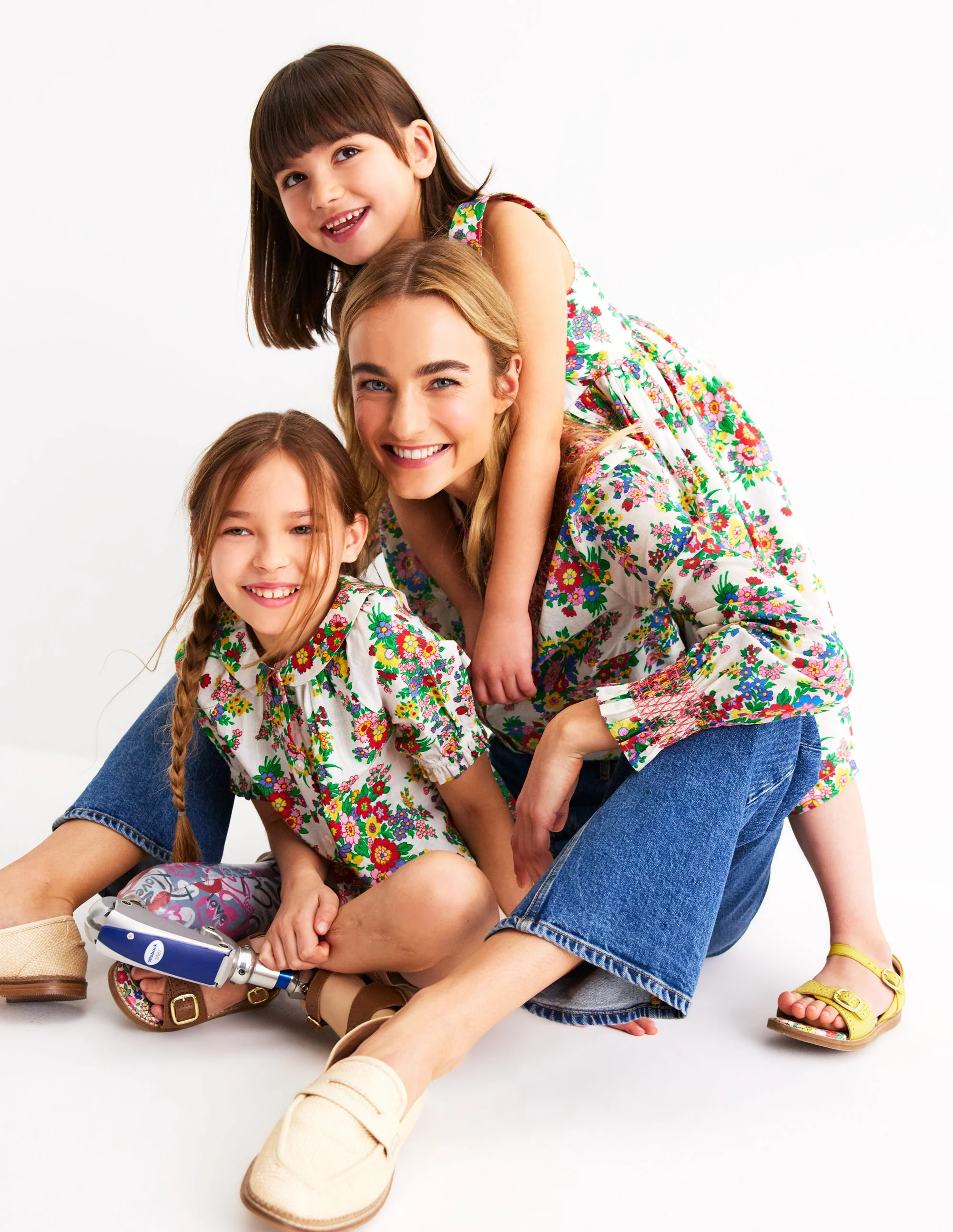 Woven Collared Top-Multi Flower Bunch - Image 5