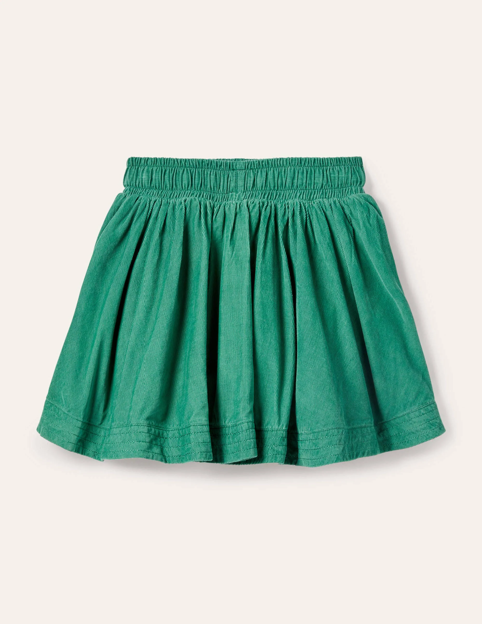 Woven Twirly Skirt-Forest Green - Image 3