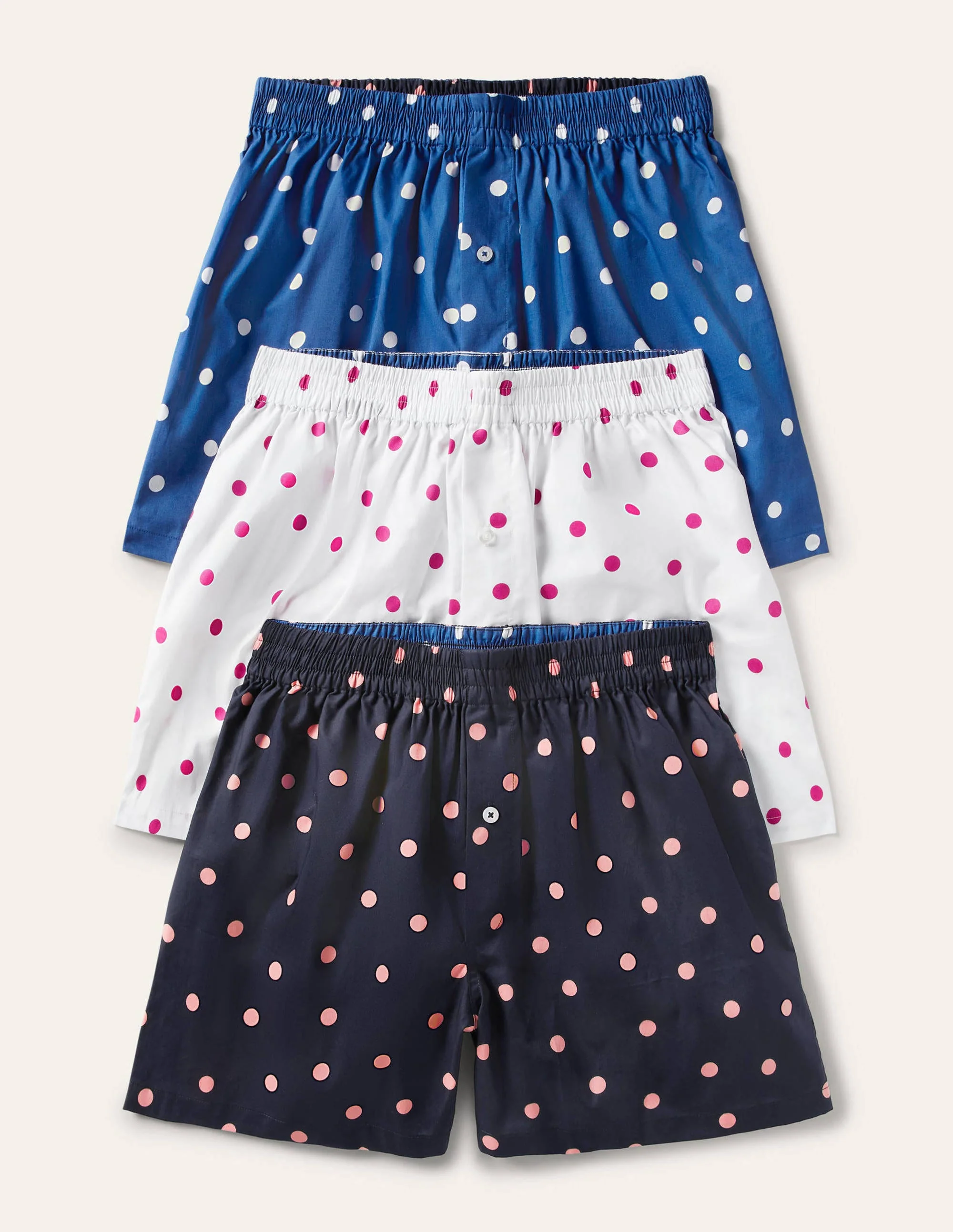 3 Pack Woven Boxers-Spot Mix Pack