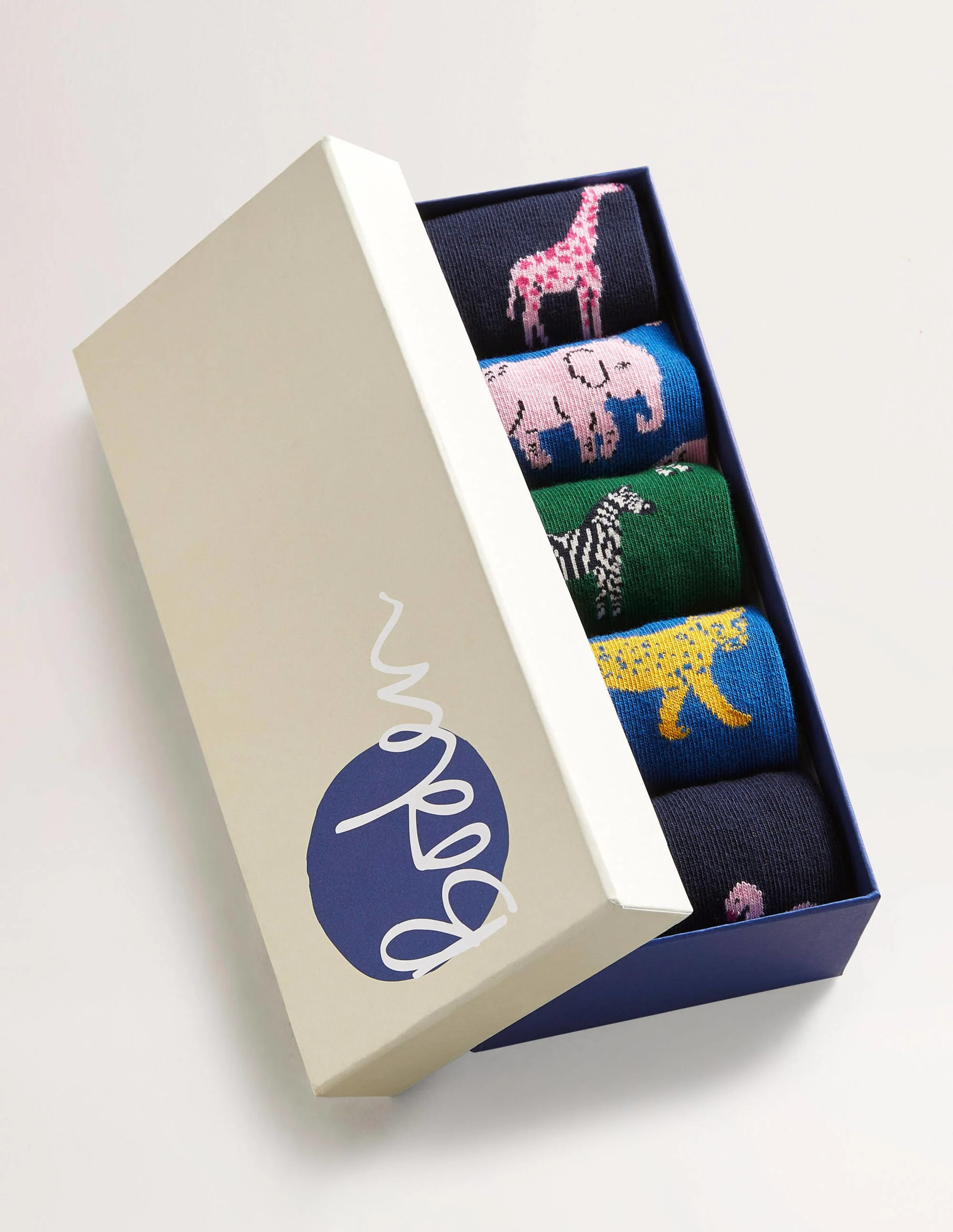 5 Pack Favourite Socks-Animals - Image 2
